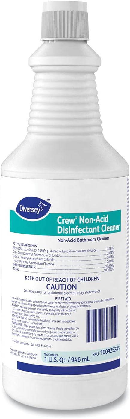 CREW Diversey 100925283 Neutral Non-Acid Disinfectant 32oz