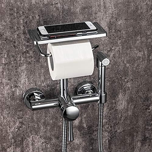Matte Black Thermostatic Shower Combo Set with 8 Inch Head and Handheld