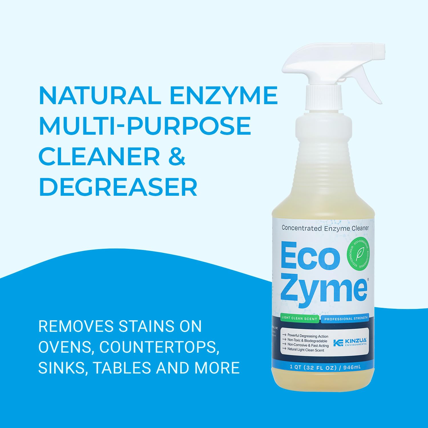 KINZUA ENVIRONMENTAL Eco-Zyme Enzyme Cleaner 32 fl oz