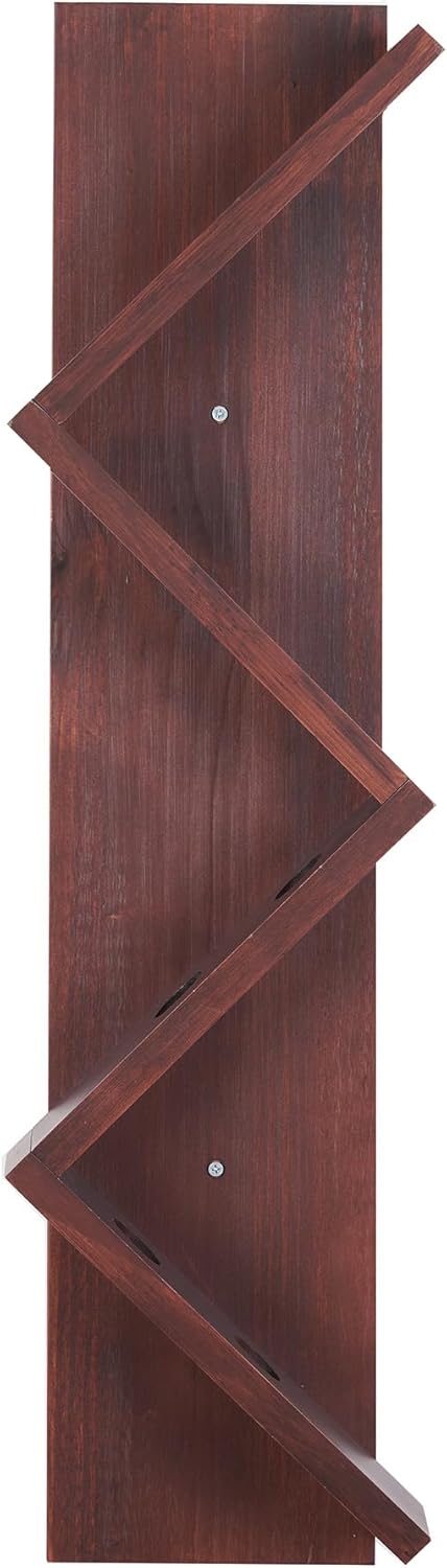 Wall-Mounted Wine Rack with 8 Bottle Capacity