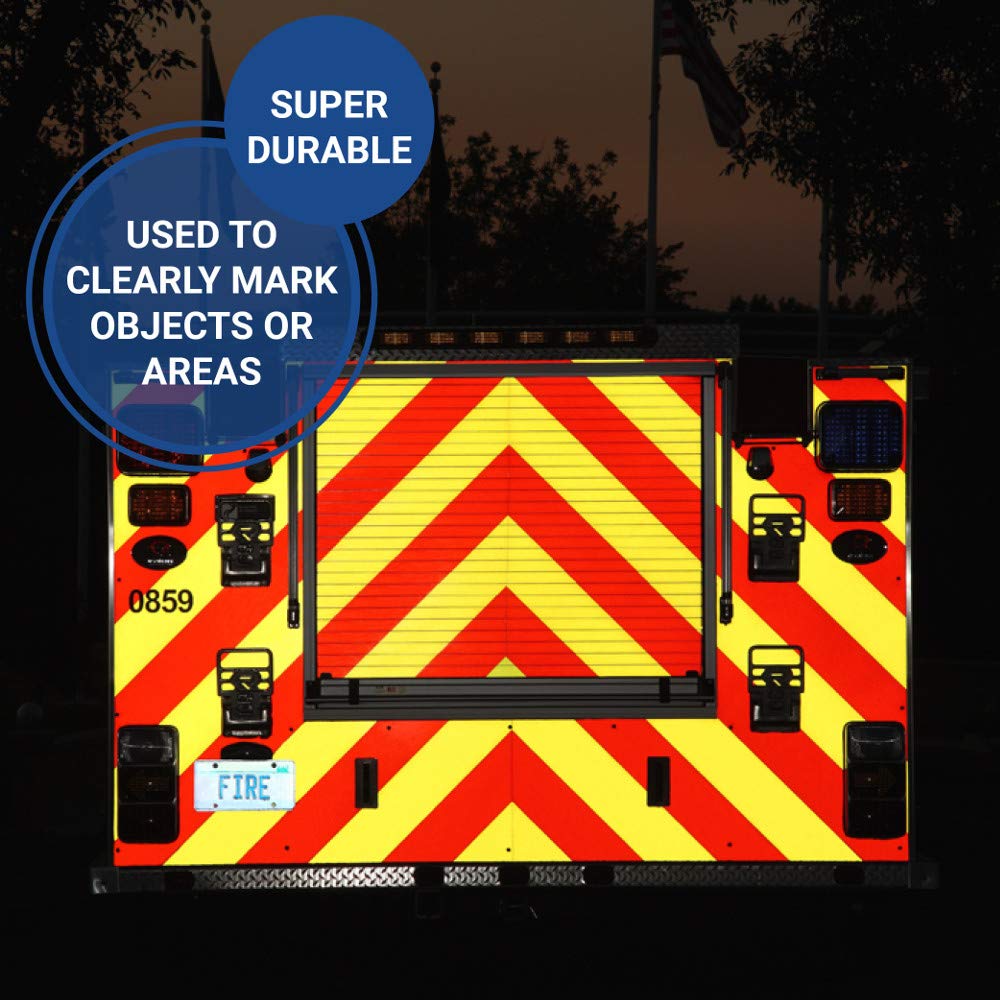 3M 3435 Blue Reflective Tape Roll - 6 in x 15 ft