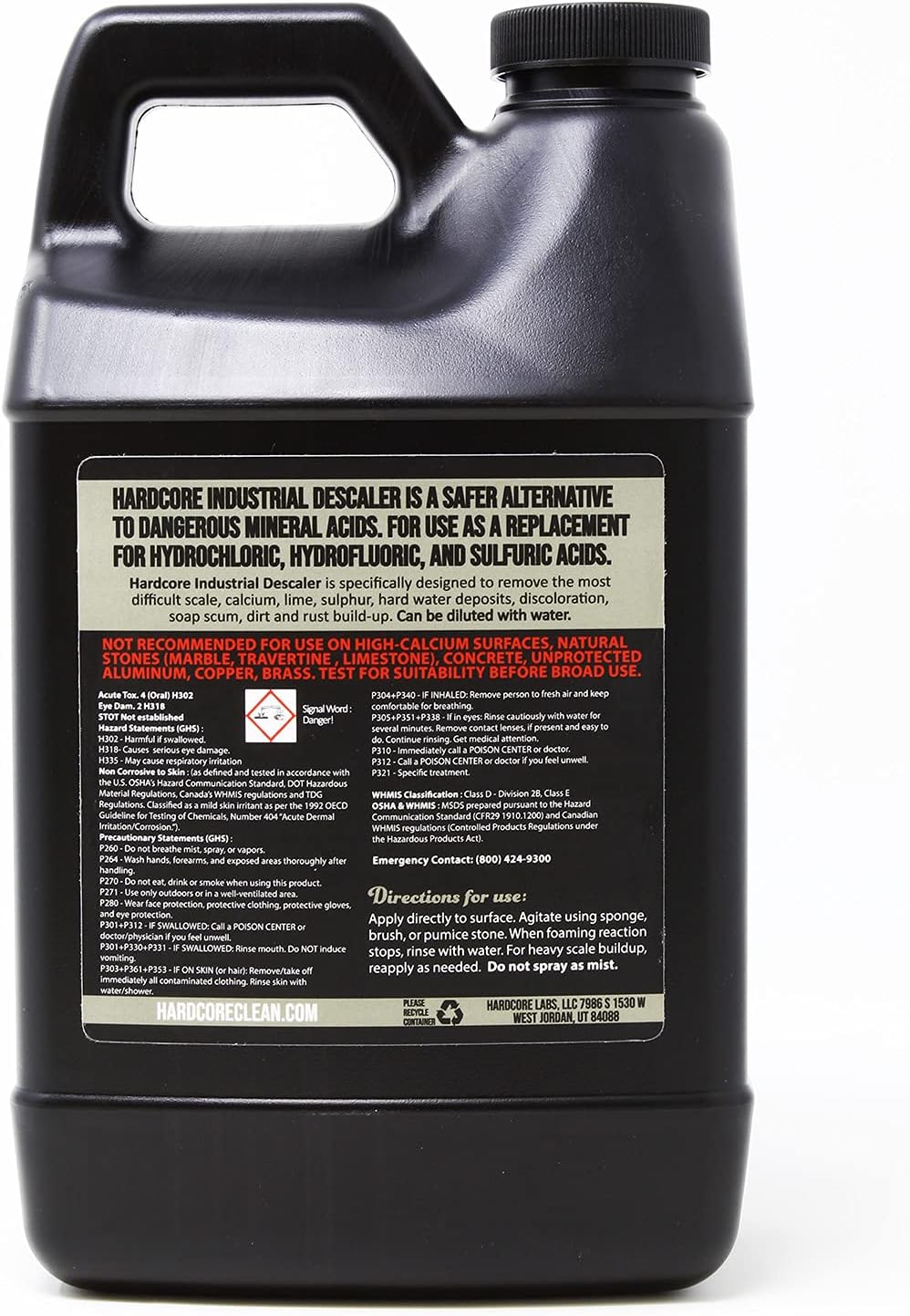 HARDCORE Industrial Descaler 64 Ounce
