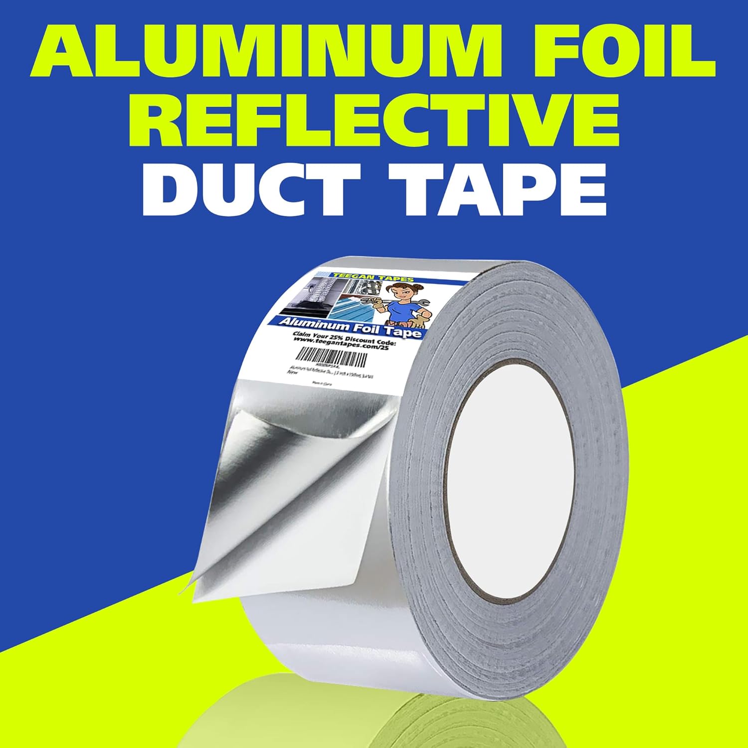 Gaffer Power Heat Resistant Aluminum Foil Duct Tape