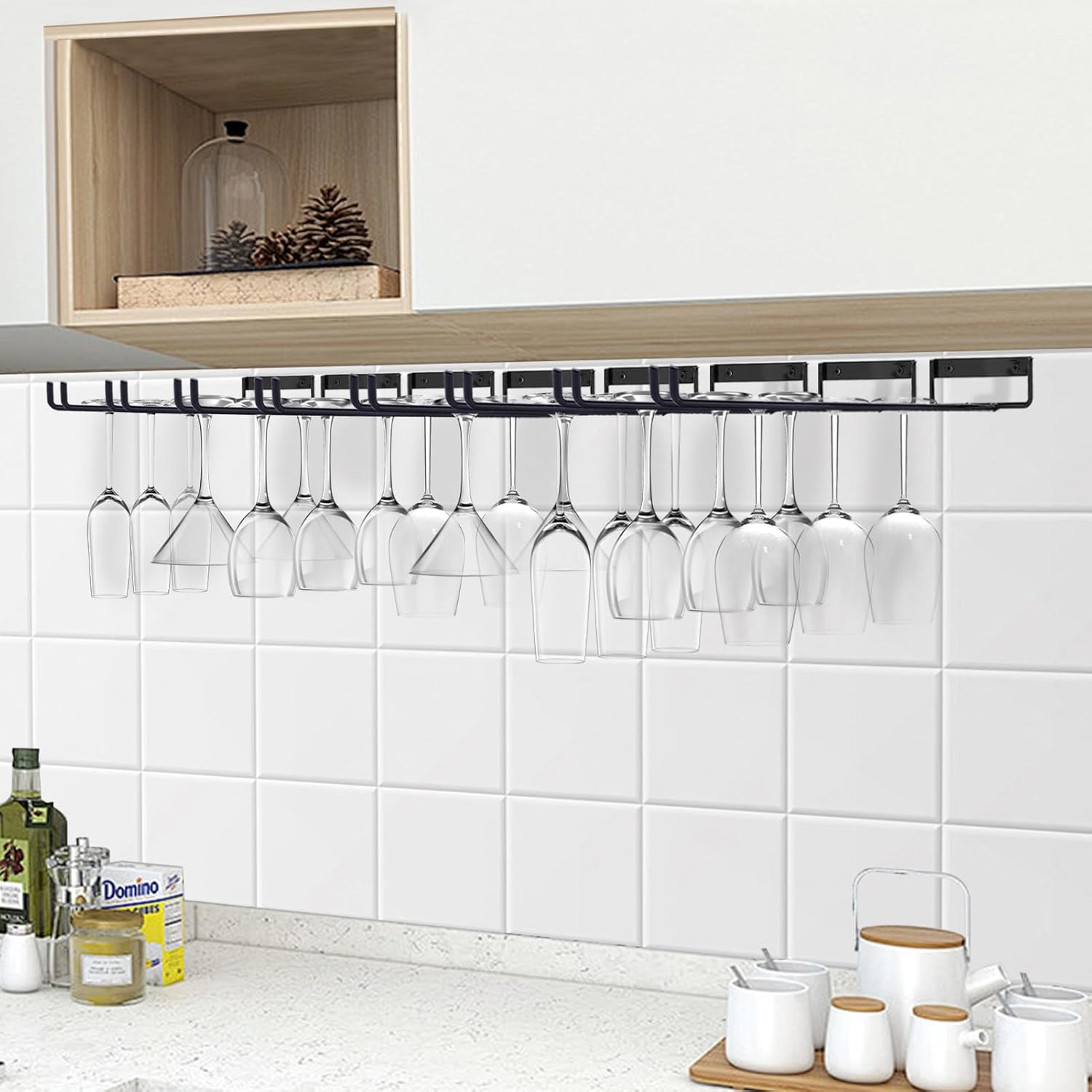 118 Inch Wine Glass Rack Set of 4 Metal Holder 1
