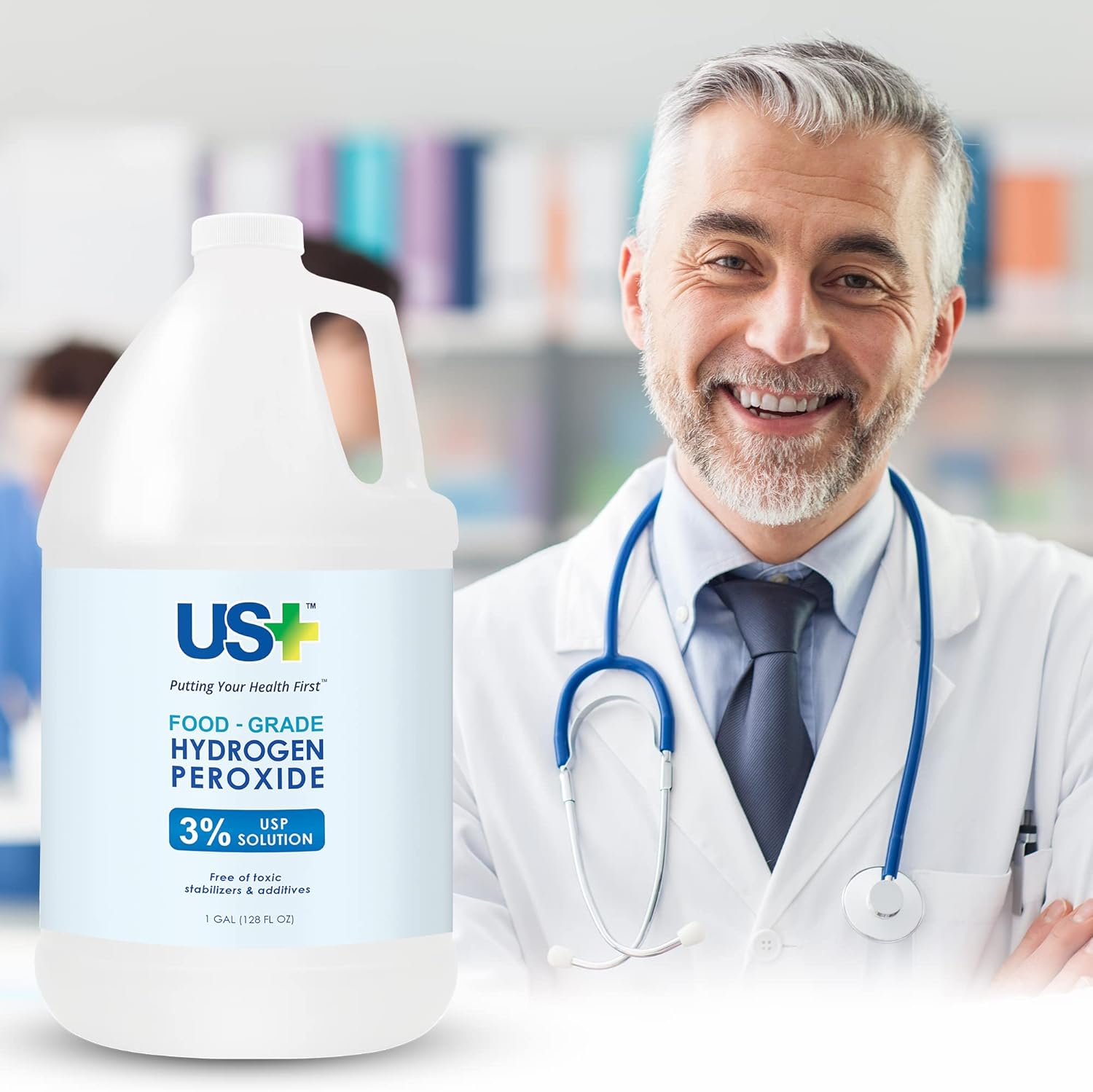 Food Grade 3 Hydrogen Peroxide - 1 Gallon