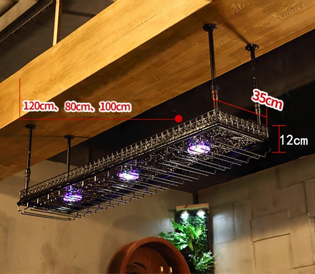 ZJDYDY Wall-Mounted Wine Rack with Double Layer Design