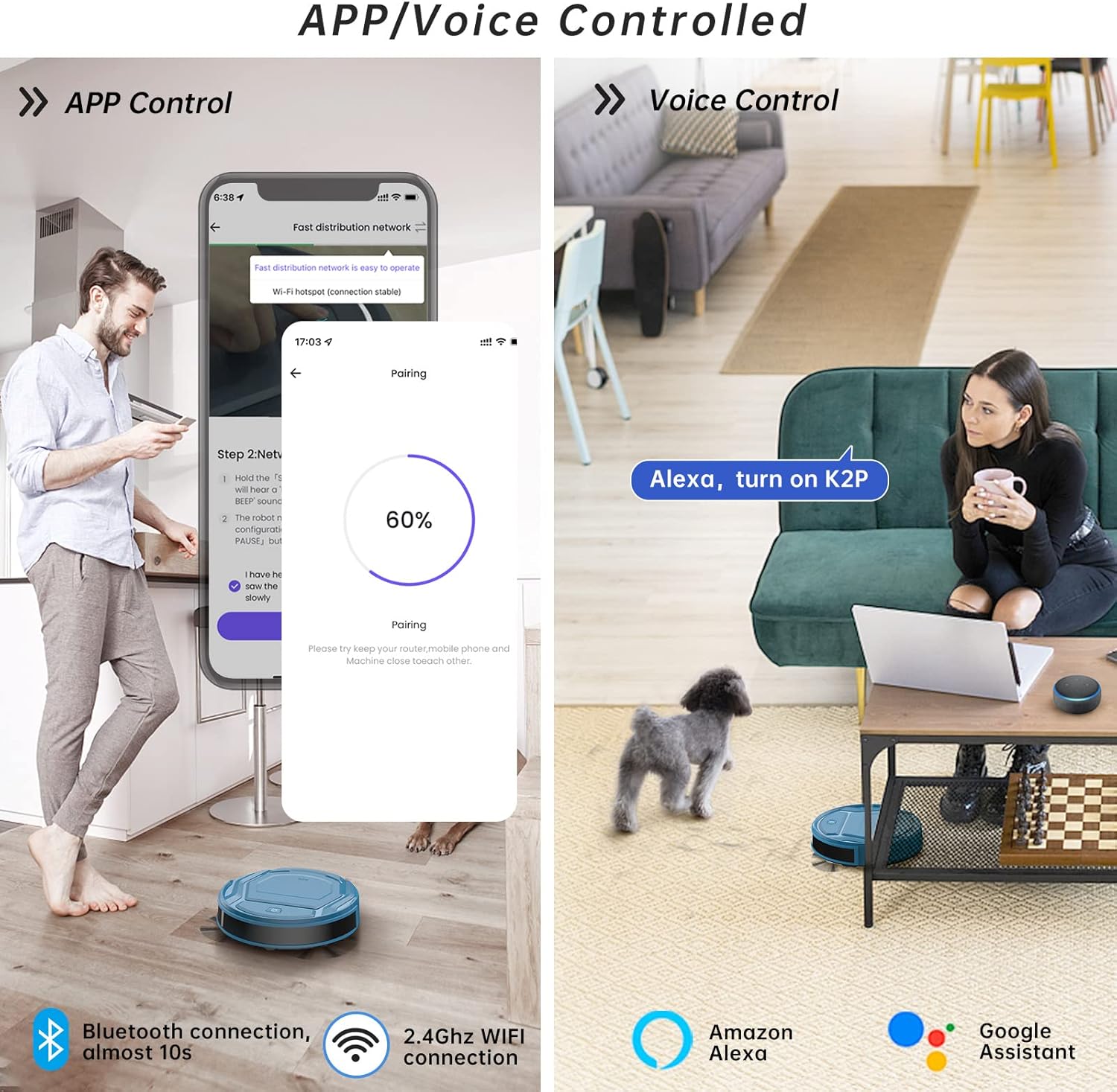 OKP K2-Pro Robot Vacuum Cleaner