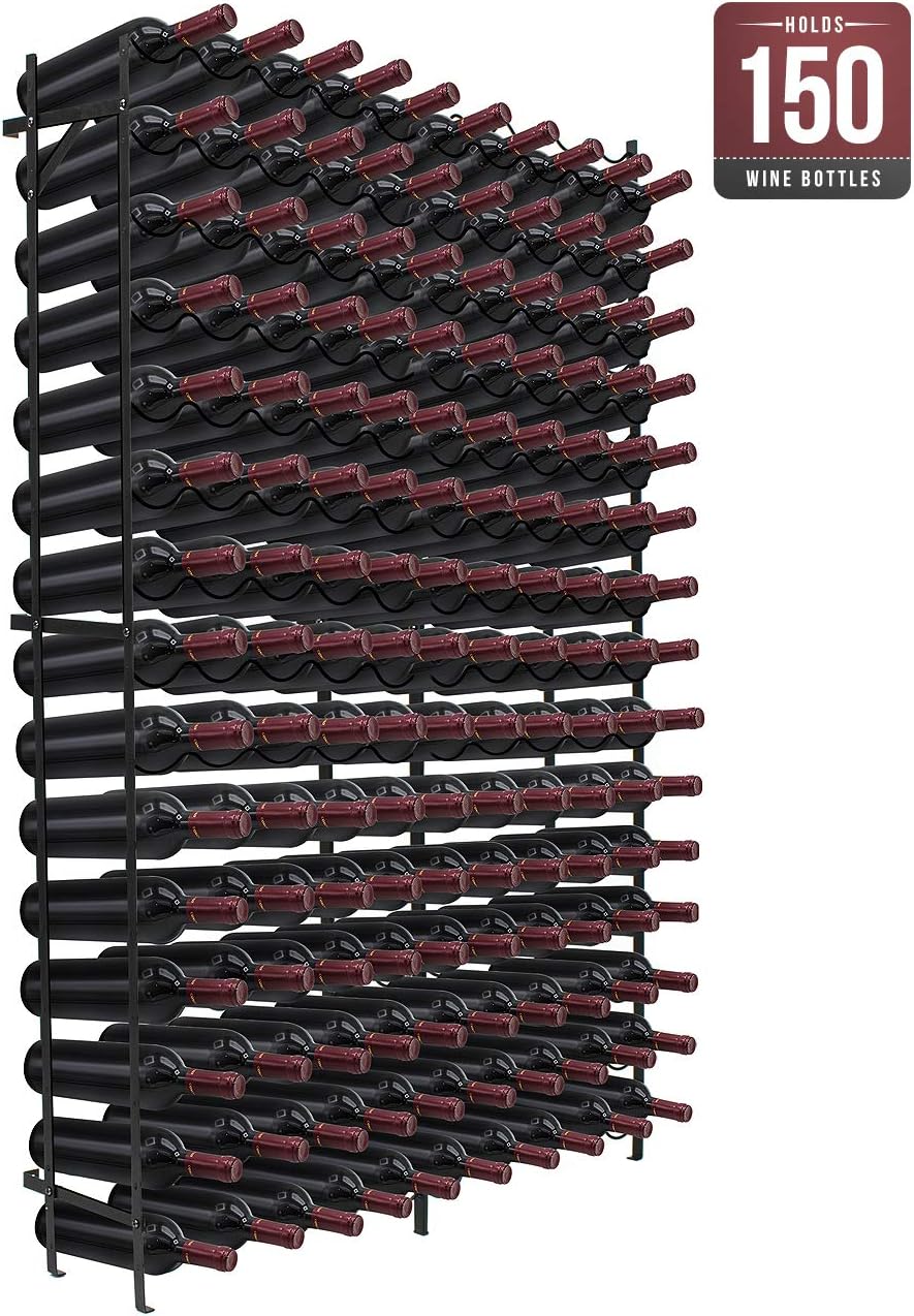 Sorbus 15-Tier Wine Rack - 150 Bottle Capacity