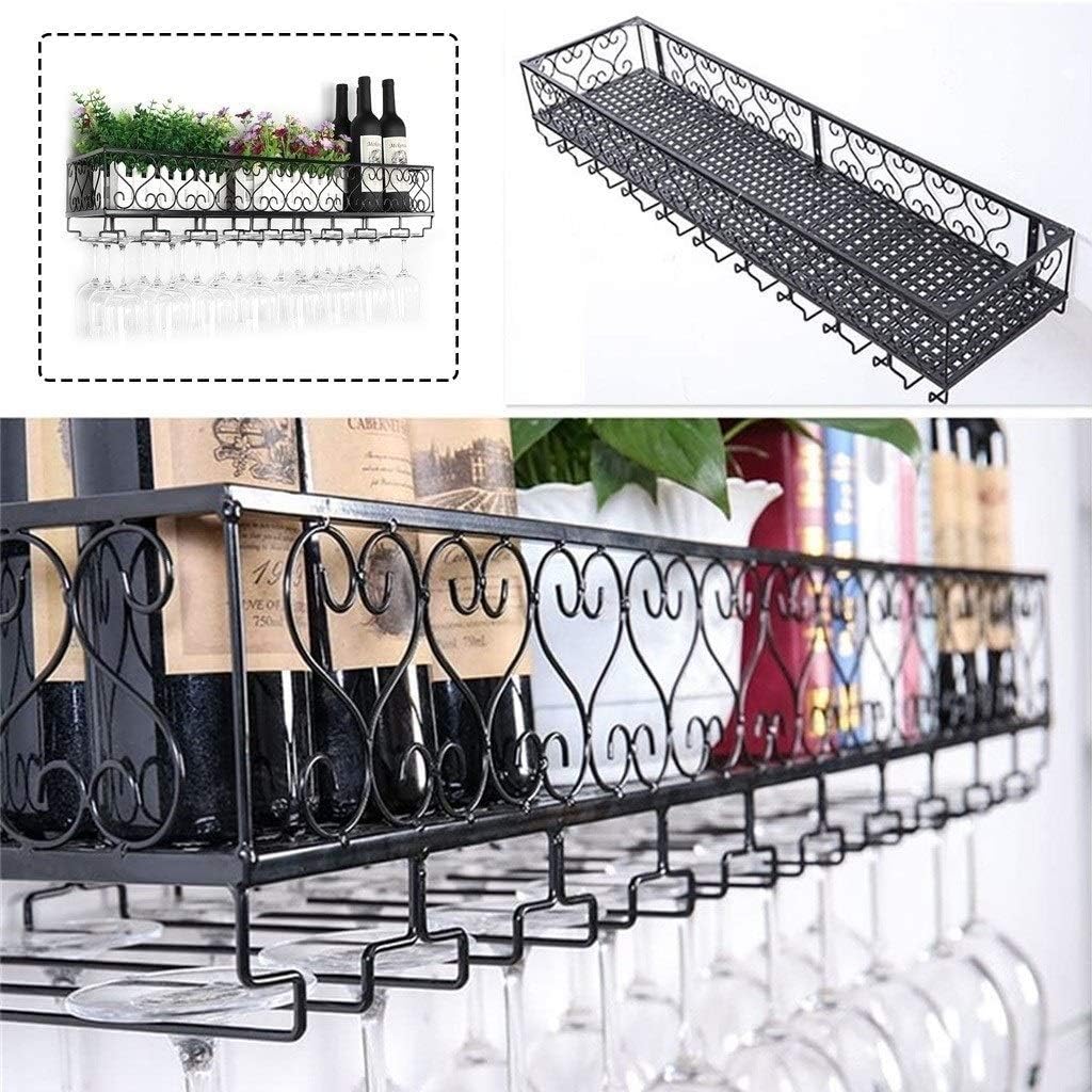 Pimex Industrial Retro Wall Wine Rack 60x2