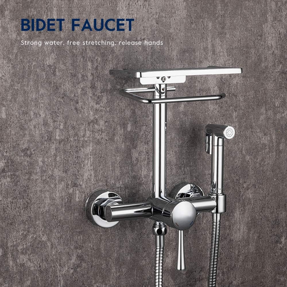 Matte Black Thermostatic Shower Combo Set with 8 Inch Head and Handheld