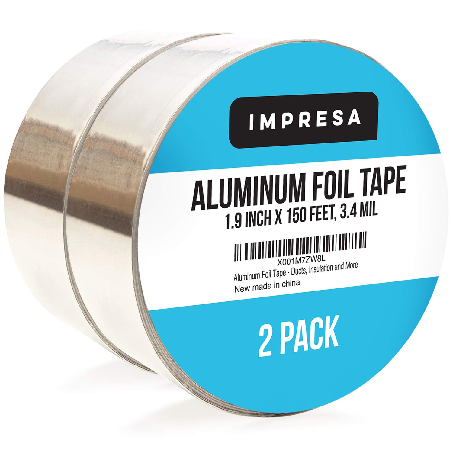 IMPRESA 2-Pack Duct Tape - 19in x 150ft - HVAC Insulation