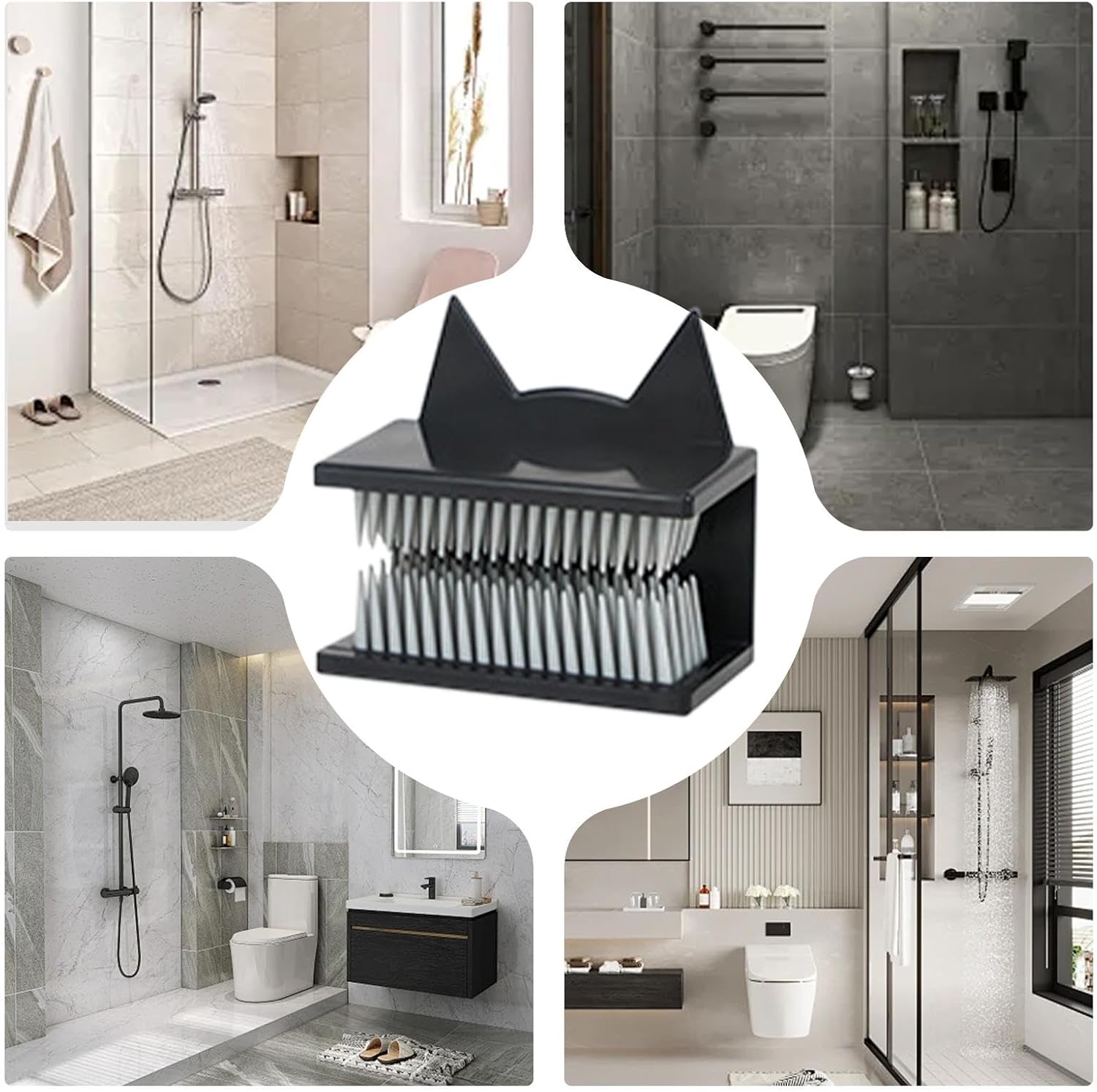 Shower Hair Catcher Wall - Reusable Drain Protector