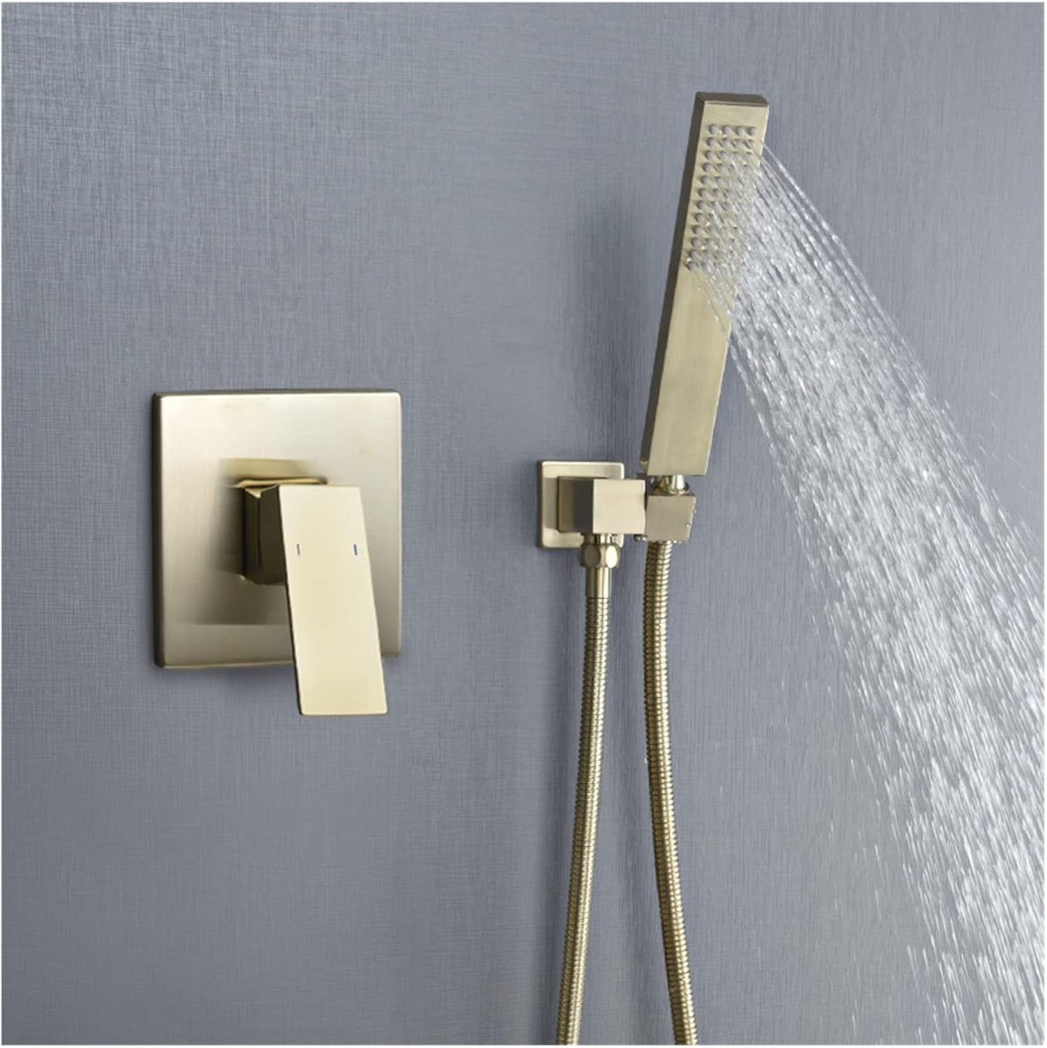 Hidden Waterfall Bathtub Faucet with 3 Modes and Thermostatic Control