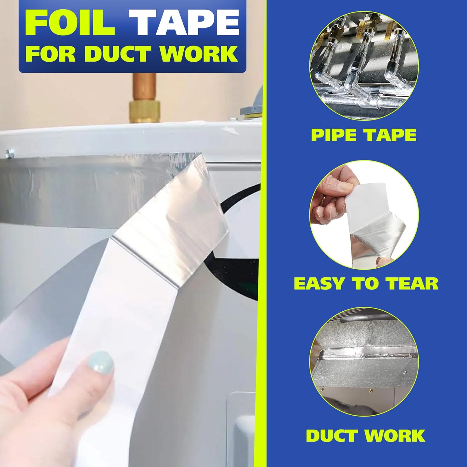 Gaffer Power Heat Resistant Aluminum Foil Duct Tape