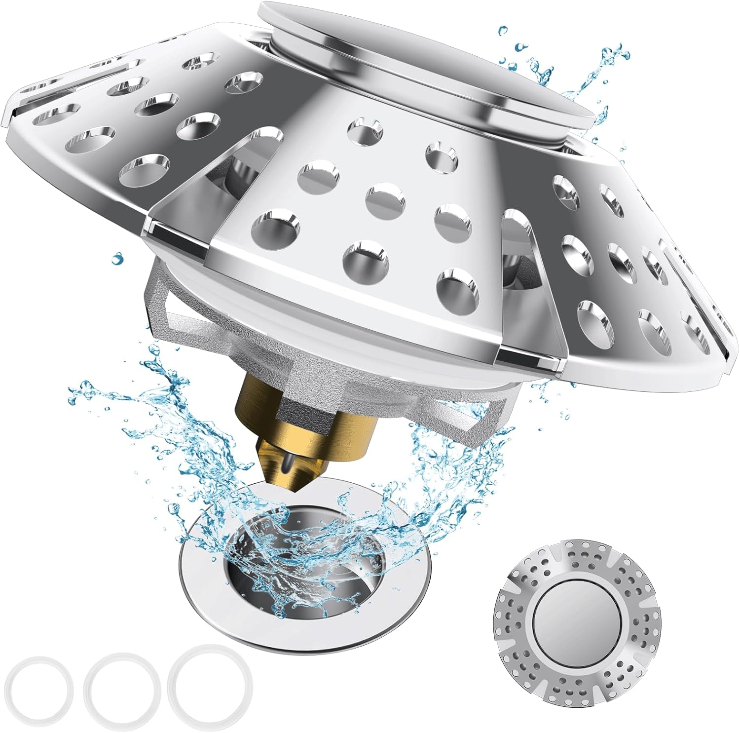 MGT Stainless Steel Tub Drain Stopper 304