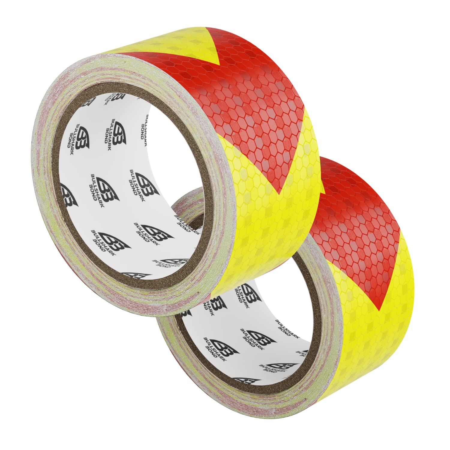 Max Brite Reflective Tape 2 Pack - 30ft x 2in Yellow Waterproof Safety Tape