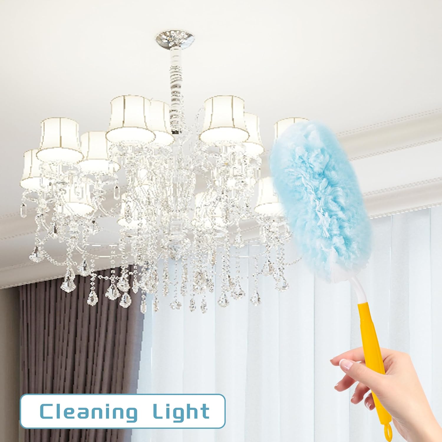 40 Count Microfiber Duster Refills Kit with Handles