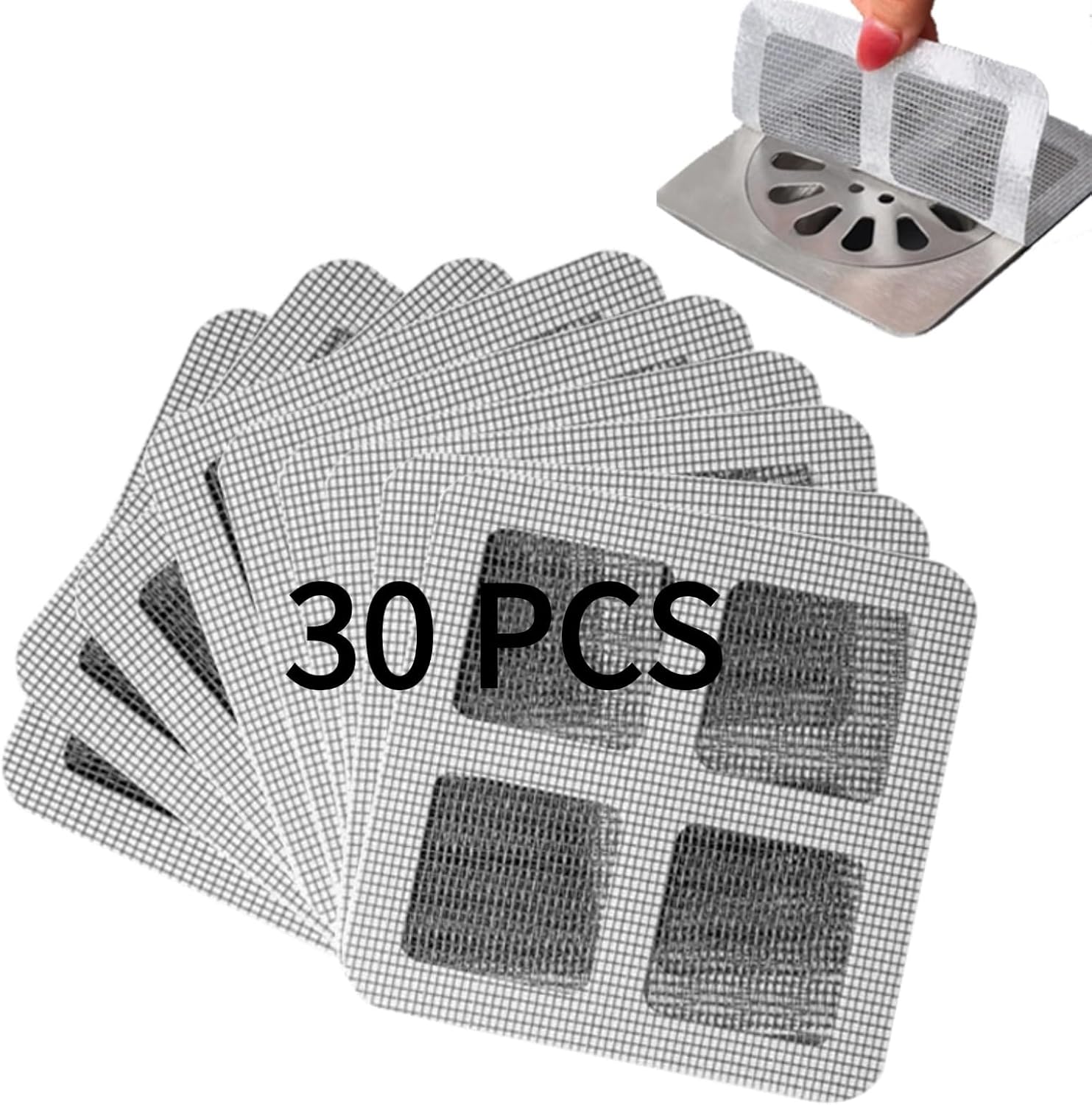 SOKHOND Disposable Drain Covers for Shower Bathroom Sink 30 pcs