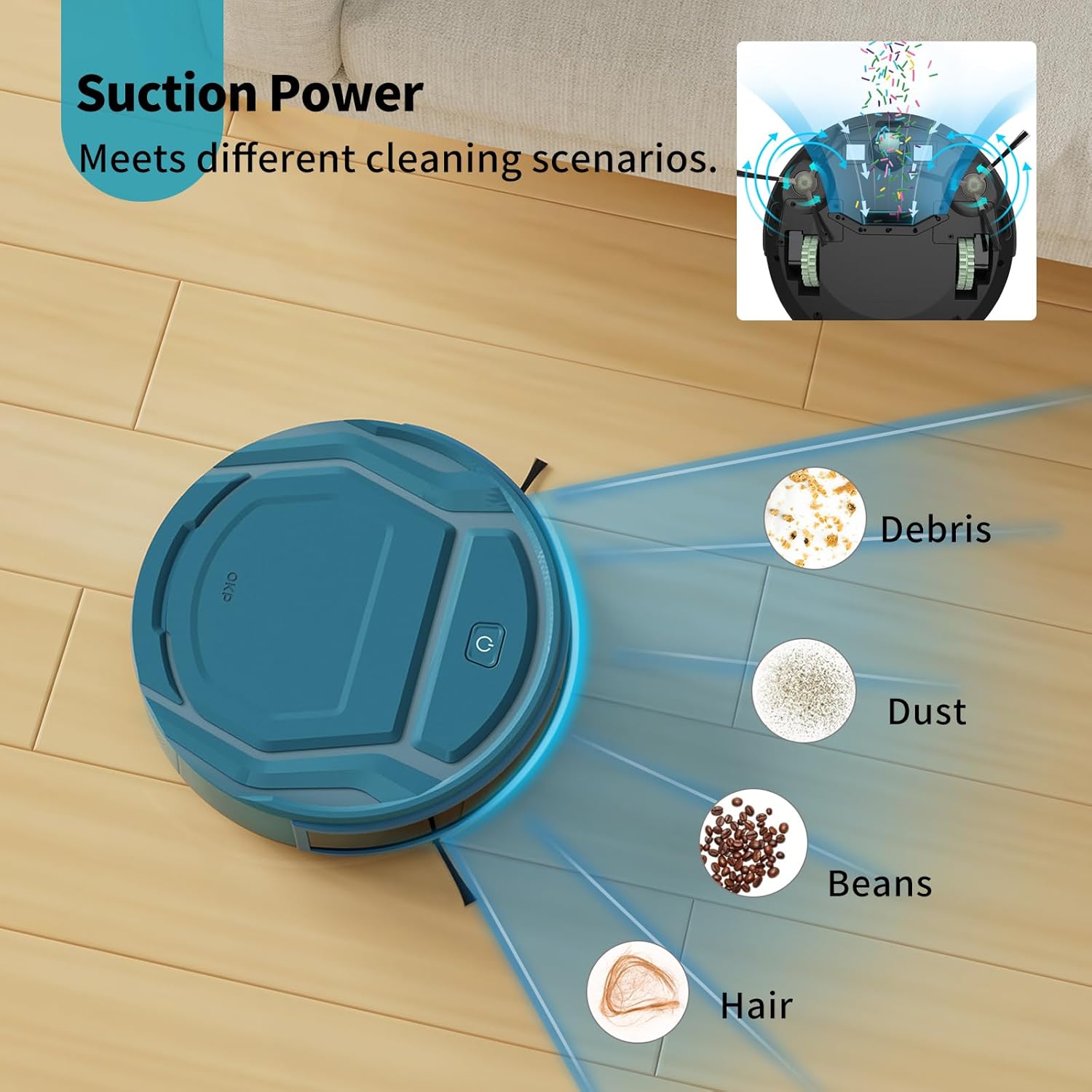 OKP K2-Pro Robot Vacuum Cleaner
