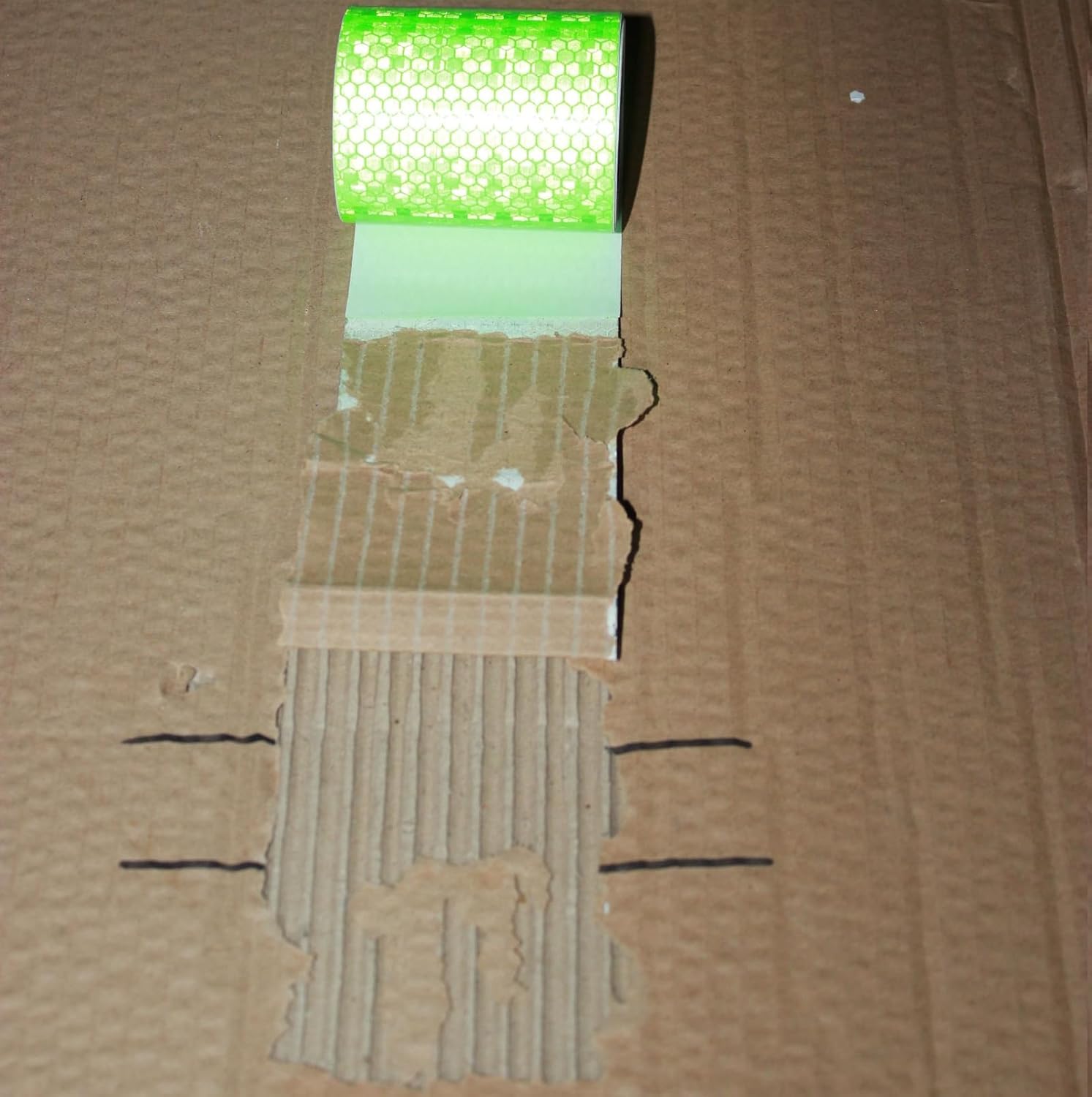 Green Reflective Tape 3in x 10ft for Bikes and Safety