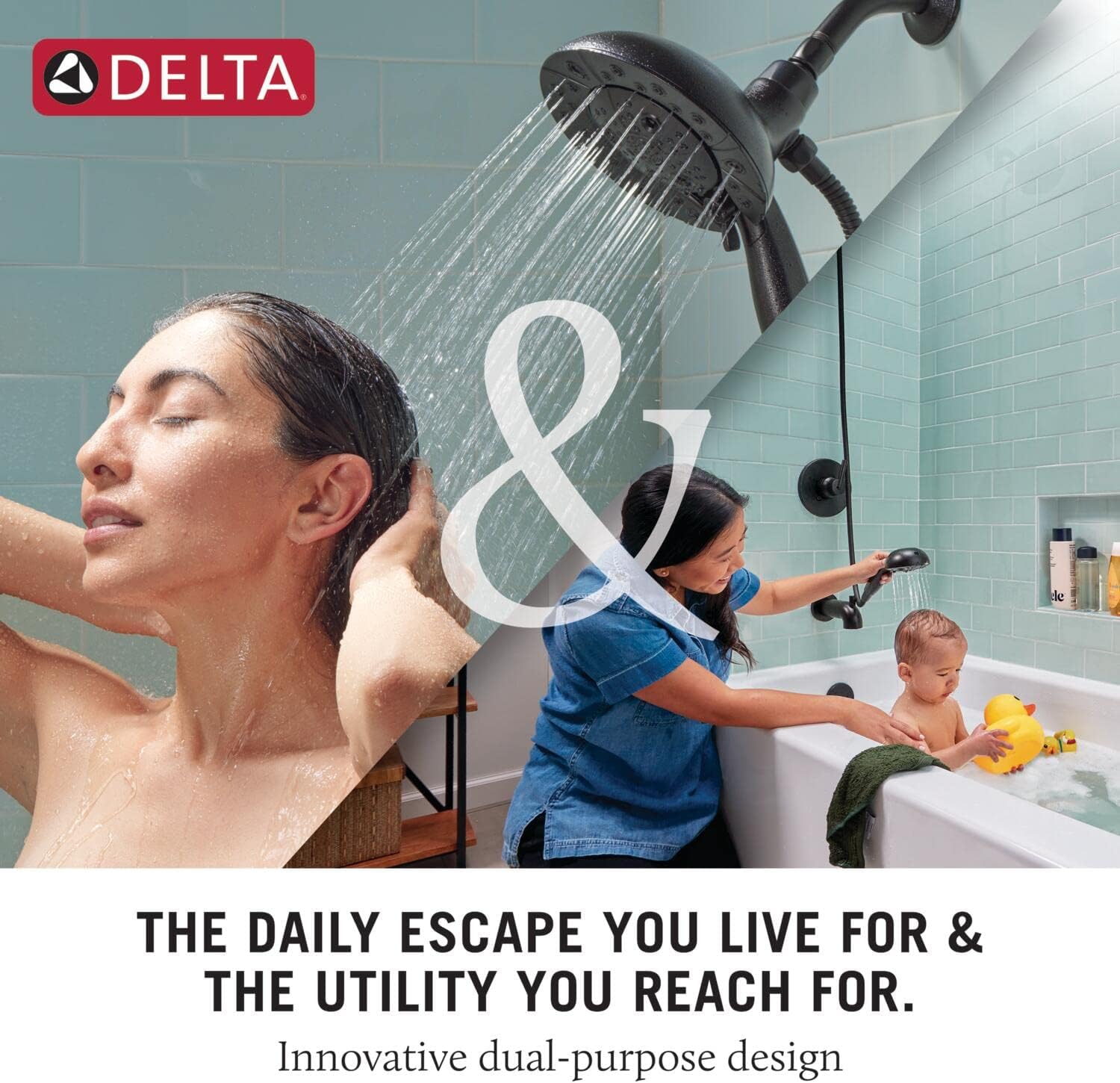 Delta Faucet 5-Spray In2ition Dual Shower Head with Handheld