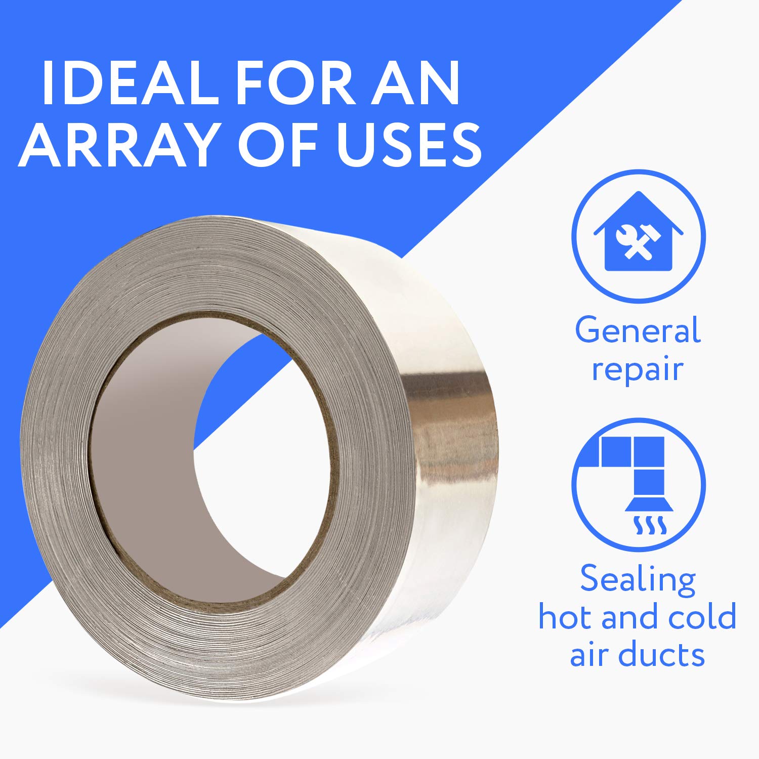 IMPRESA 2-Pack Duct Tape - 19in x 150ft - HVAC Insulation