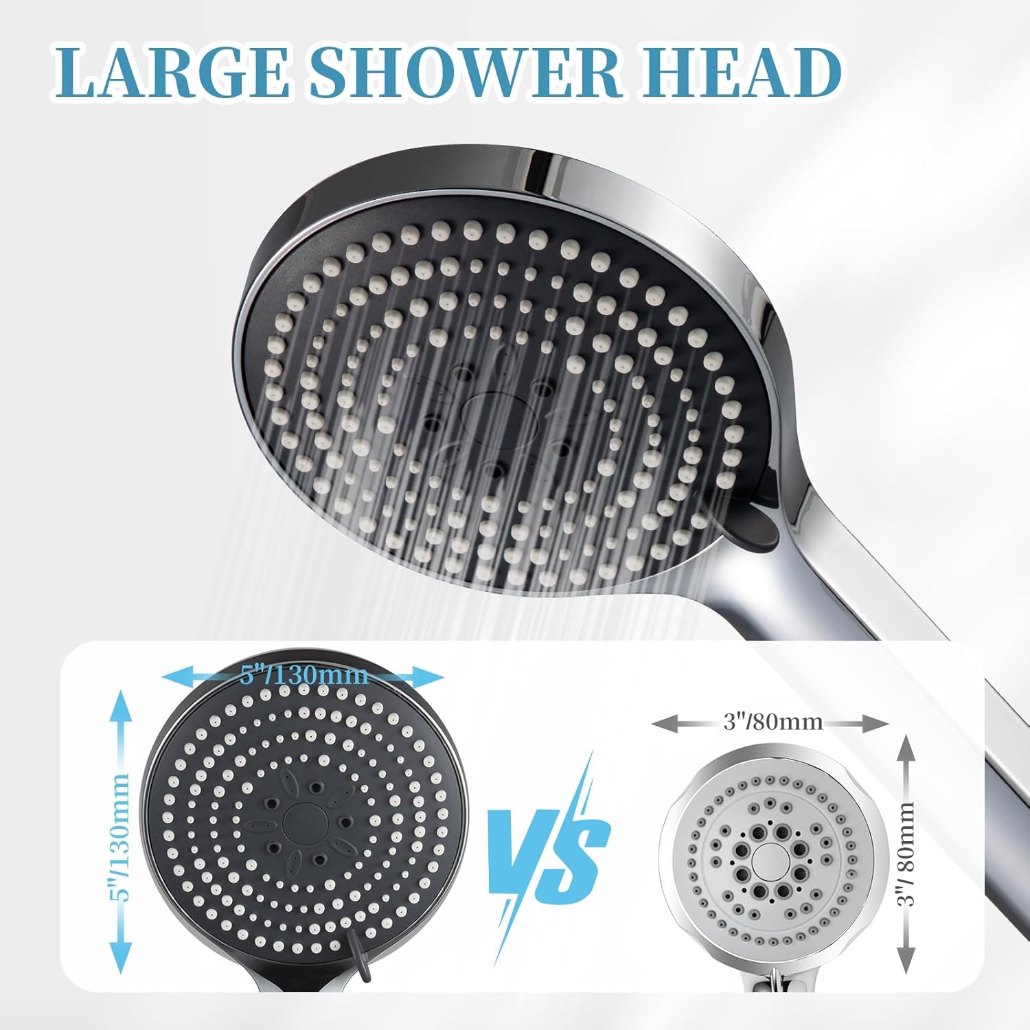 OFFO Handheld Shower Head with 6 Modes