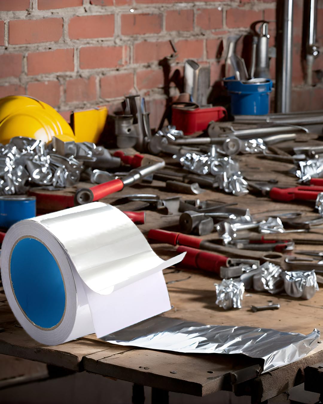 BlueNatHxRPR 3 inch x 65 Feet Aluminum Foil Tape