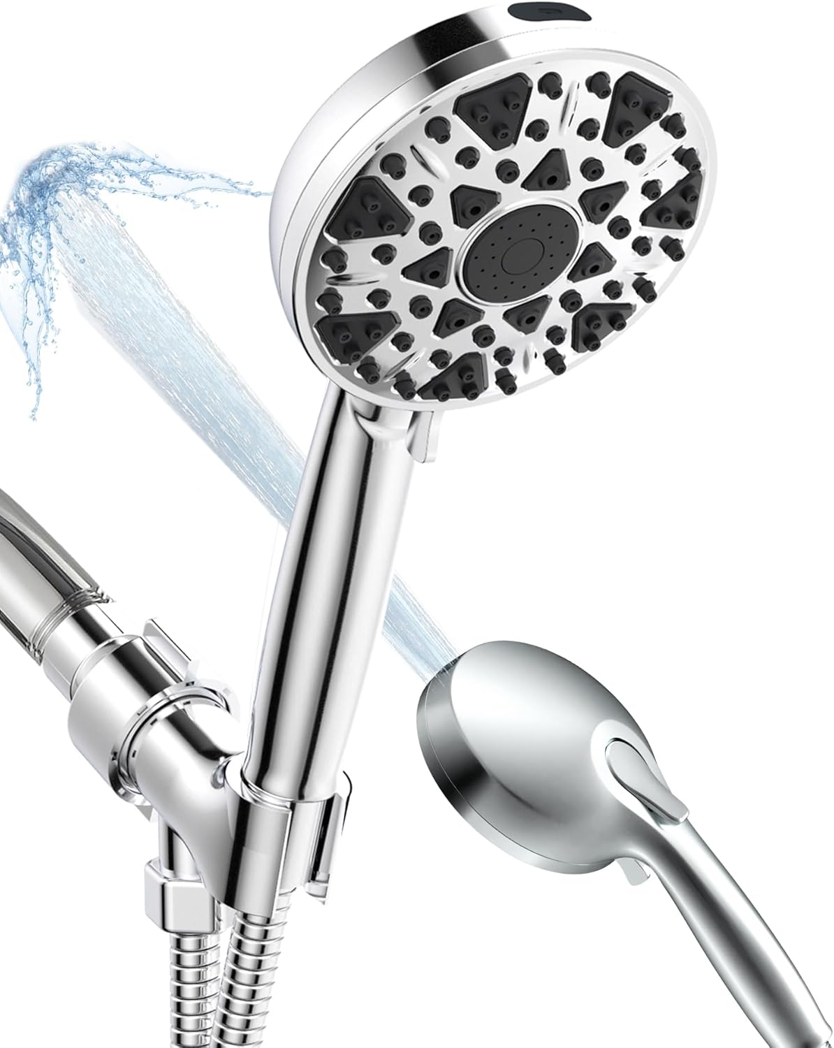 Diiwet 7 Settings Handheld Showerhead with Power Wash