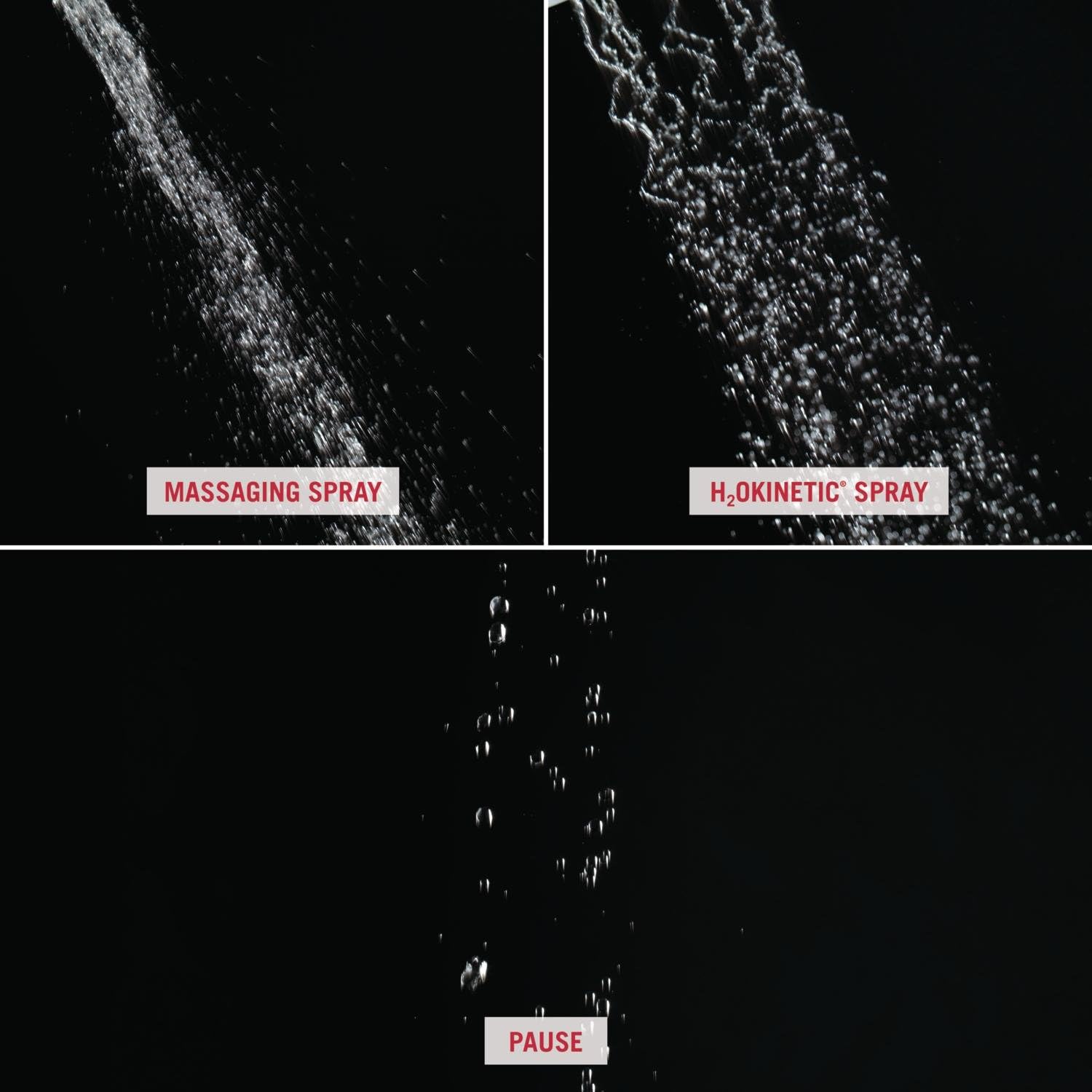 Delta Faucet 55799-BL H2Okinetic 3-Setting Hand Shower Matte Black 1