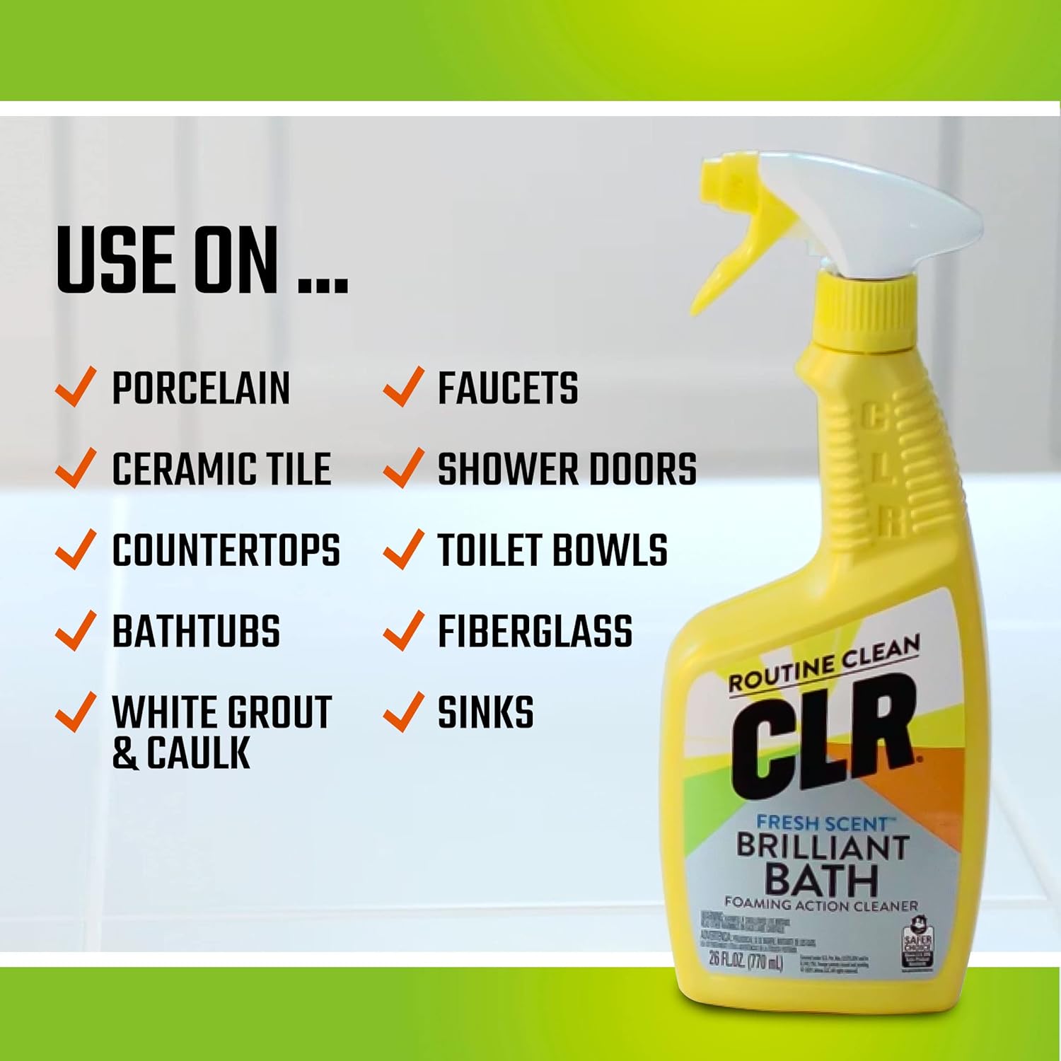 CLR PRO and CLR Brilliant Bath Cleaner Set 1