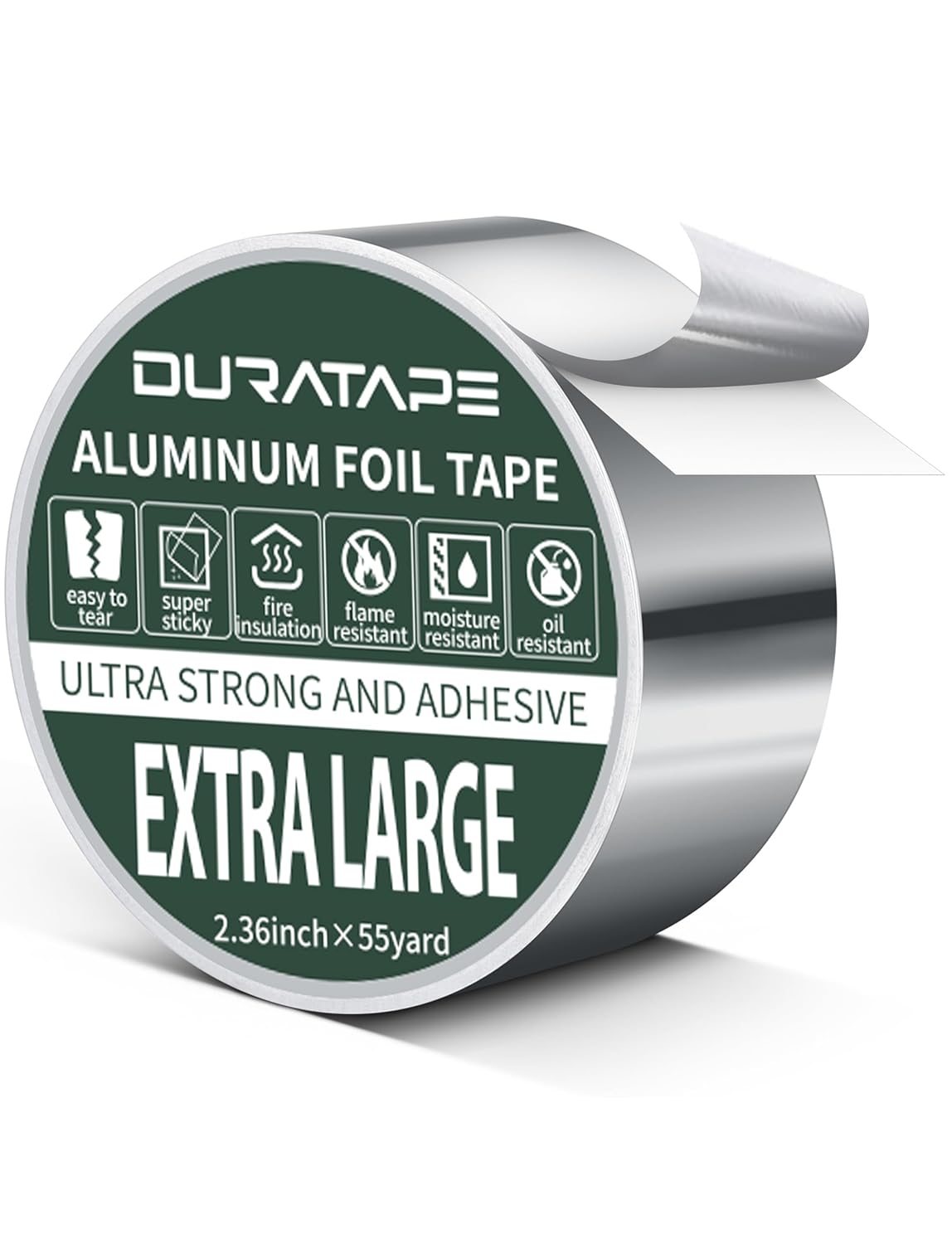 DuraTape Aluminum Foil Duct Tape 39mil 55Yards