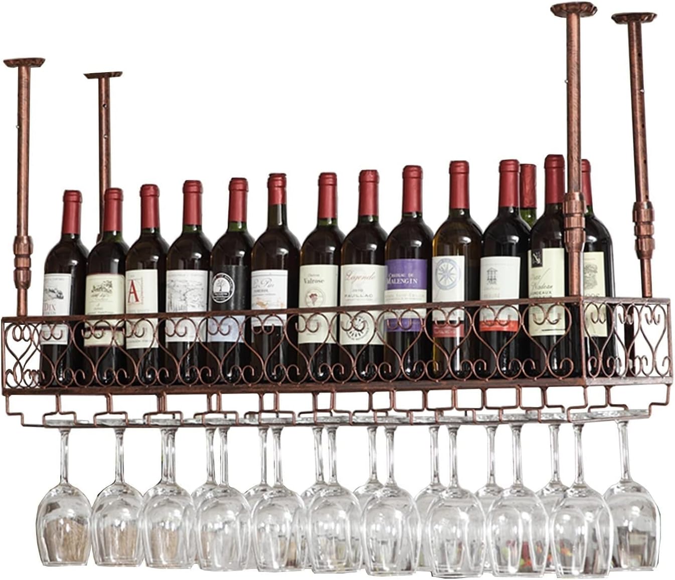 Pimex Wall-Mounted Wine Rack Floating Shelf