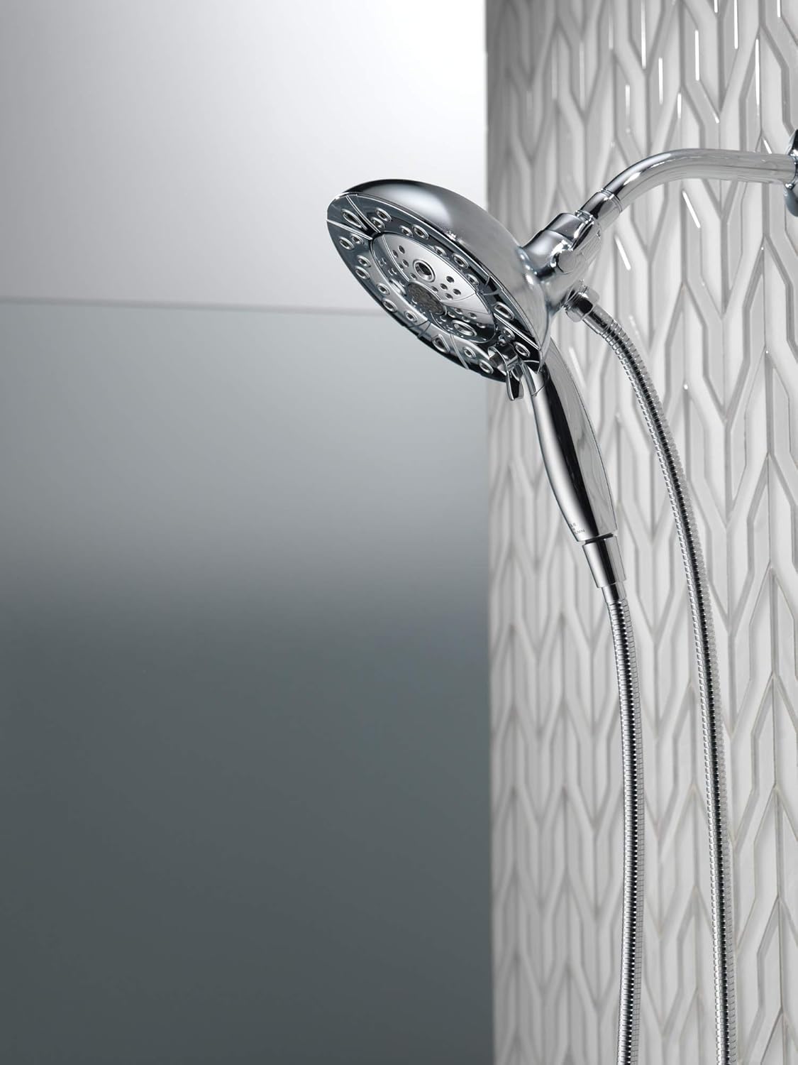 Delta Faucet 5-Spray In2ition Dual Shower Head with Handheld 1