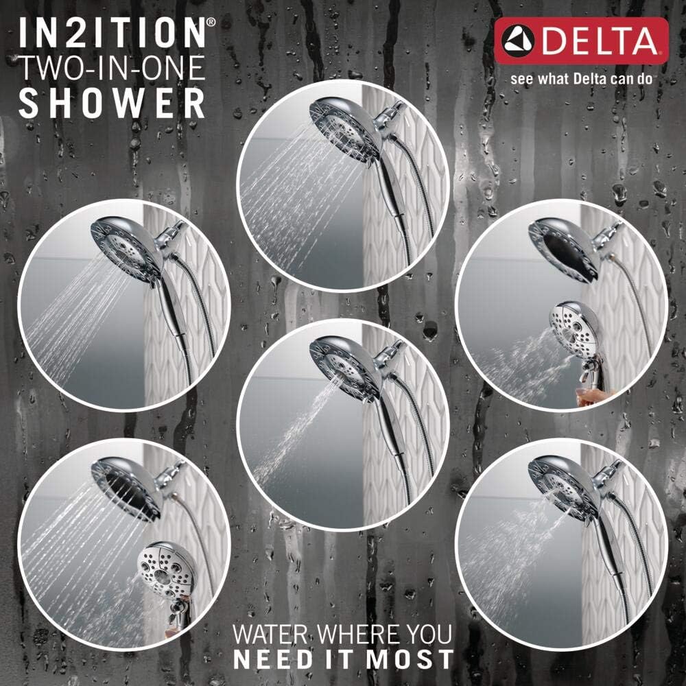 Delta In2ition 2-in-1 Dual Shower Head with Handheld