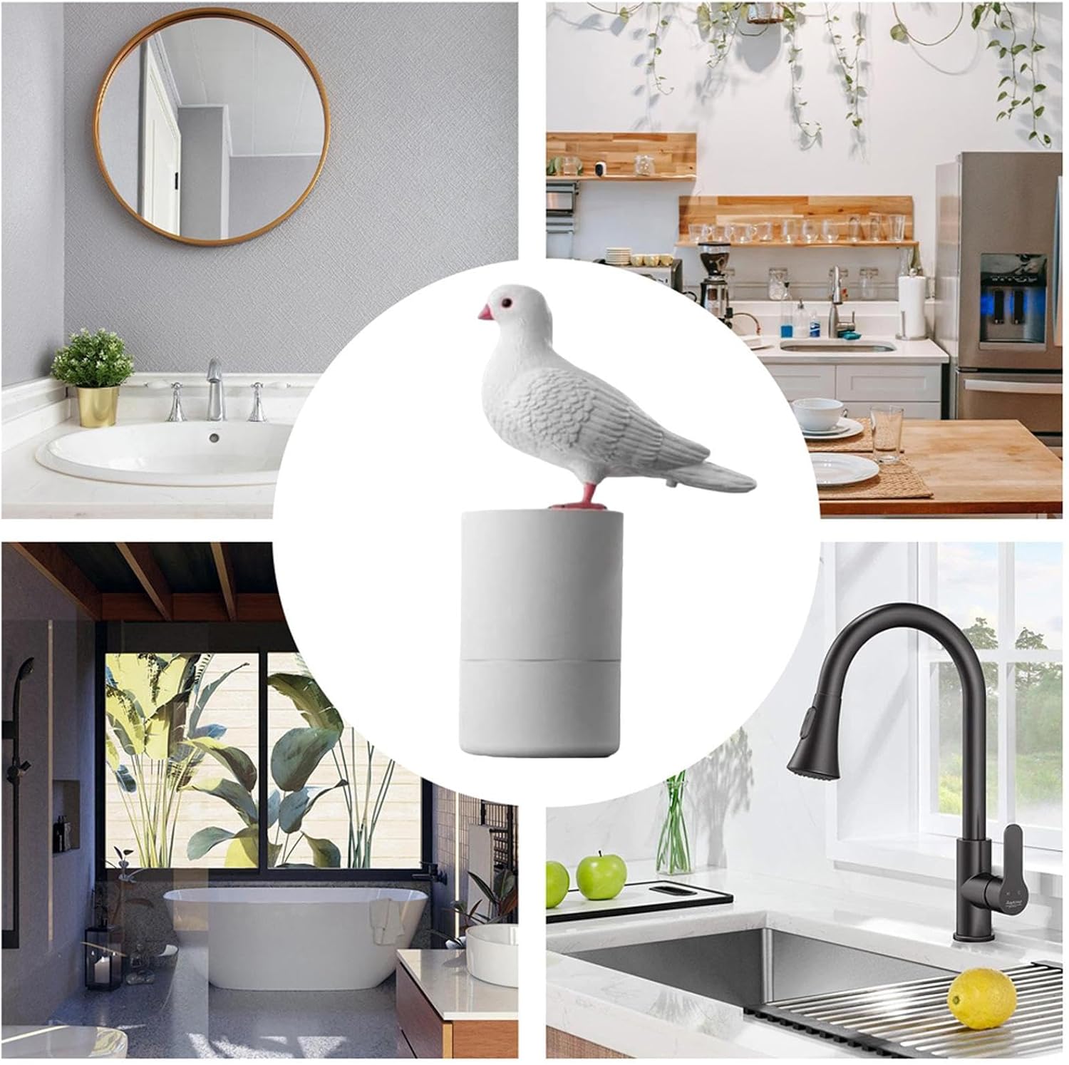 Foaming Soap Dispenser with Touchless Sensor for Bathroom and Kitchen