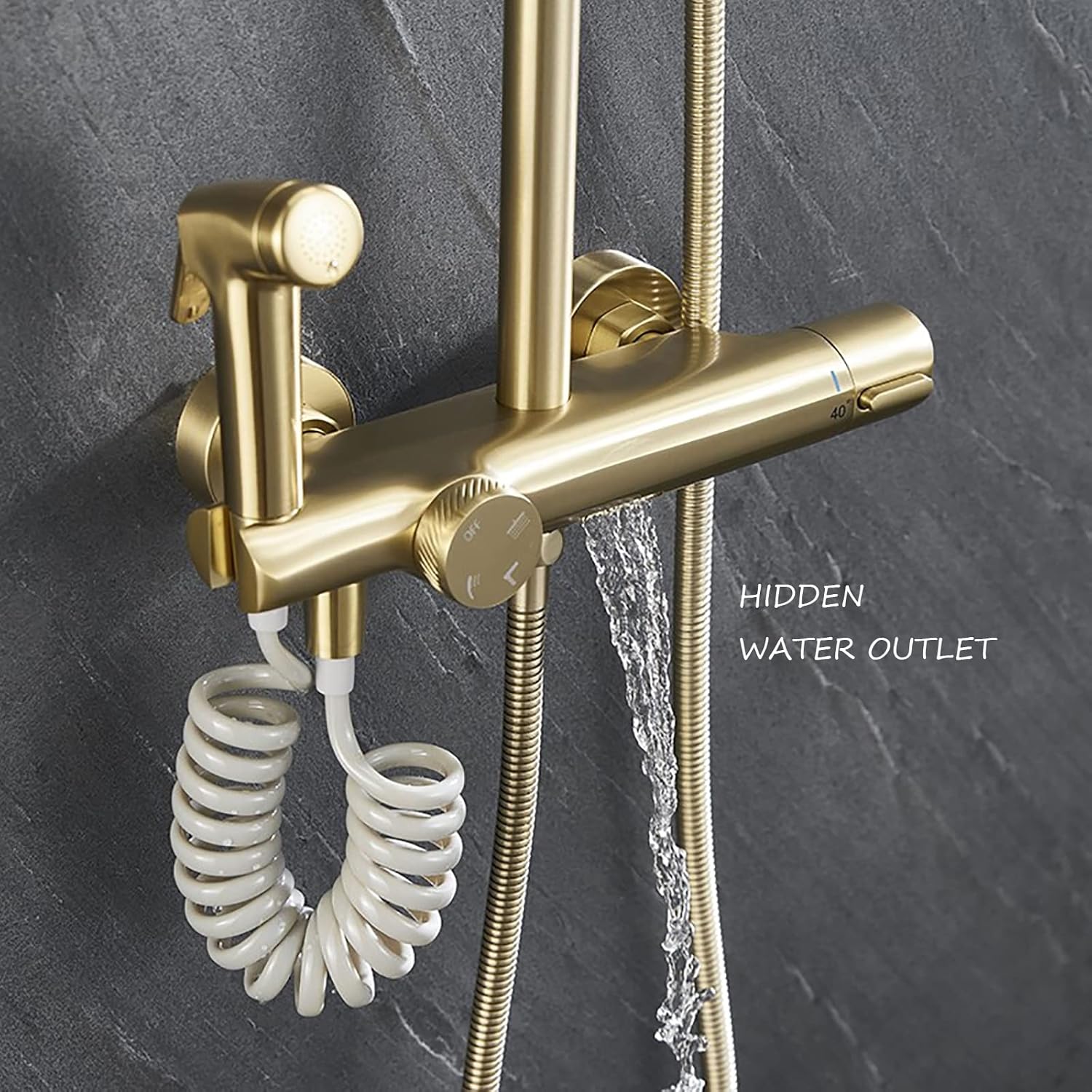 Thermostatic Shower System with 10 Inches Combo Set