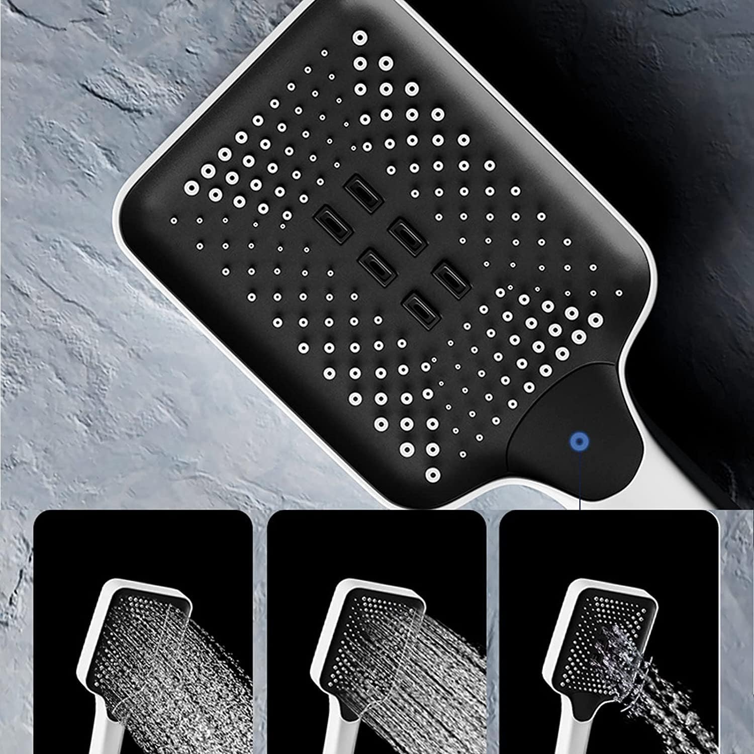 Thermostatic Shower Faucet Set with Temperature Display 1