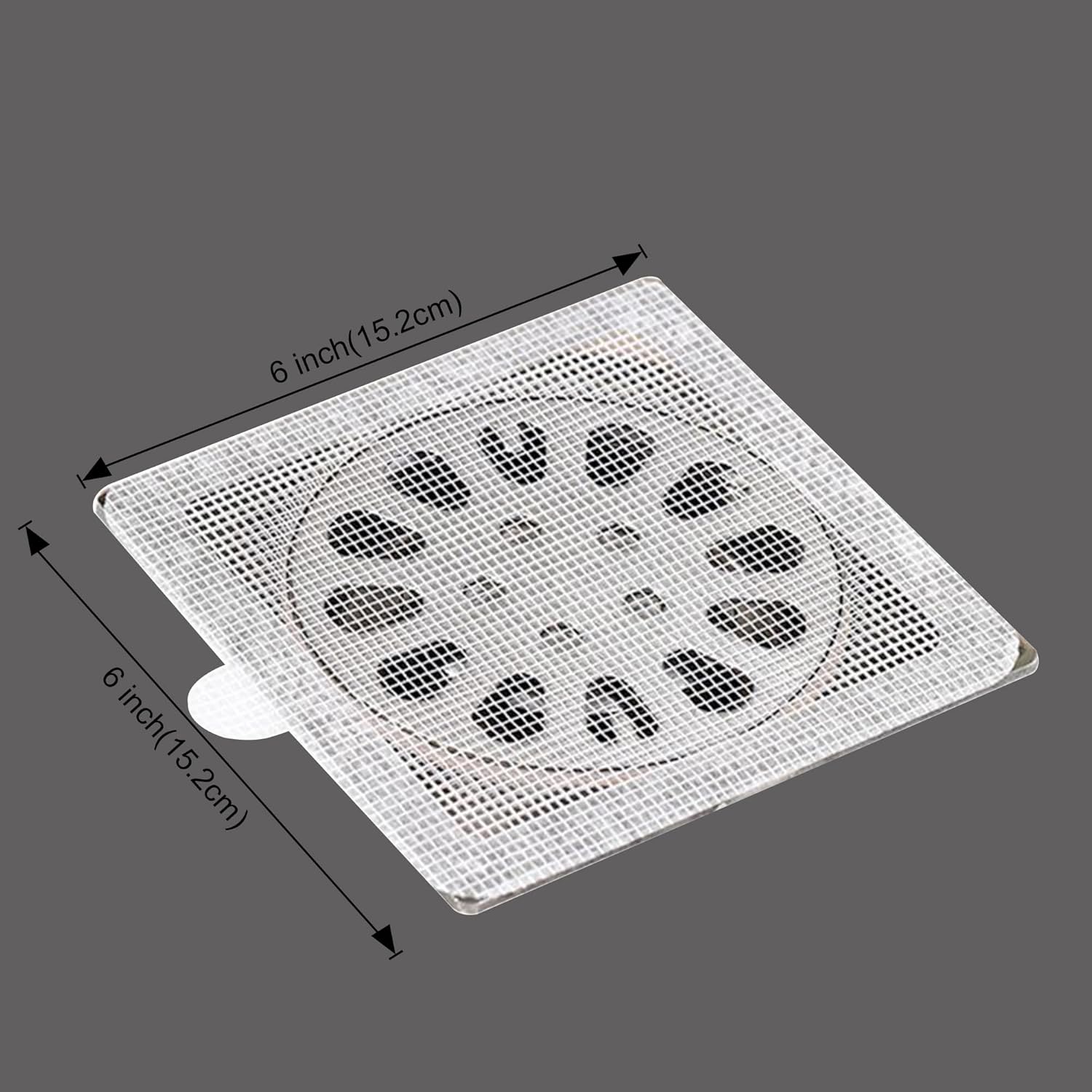 6 Inch 30pcs Disposable Drain Hair Catcher Stickers