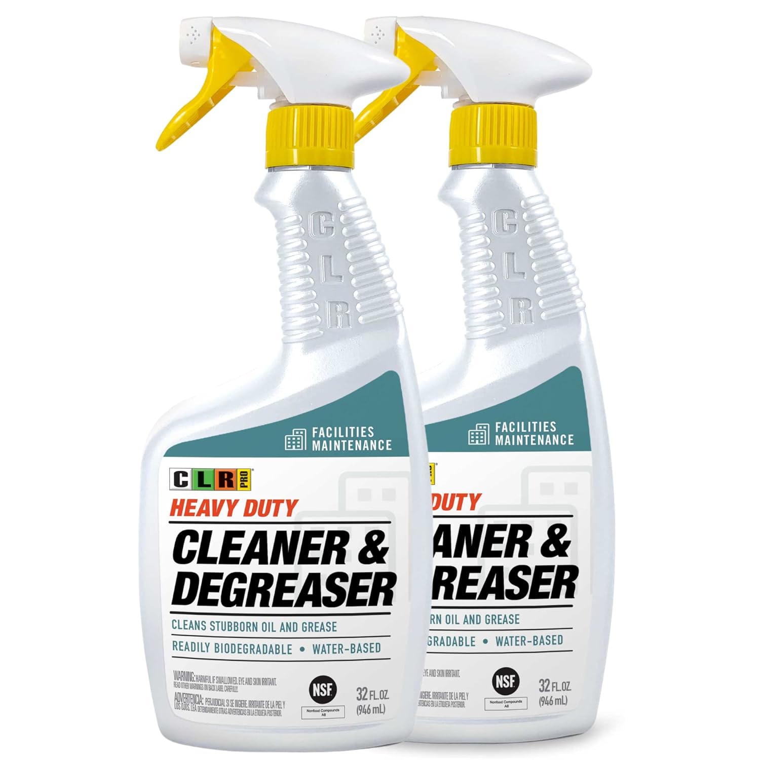 CLR PRO Heavy Duty Cleaner and Degreaser 32 Oz Pack of 2