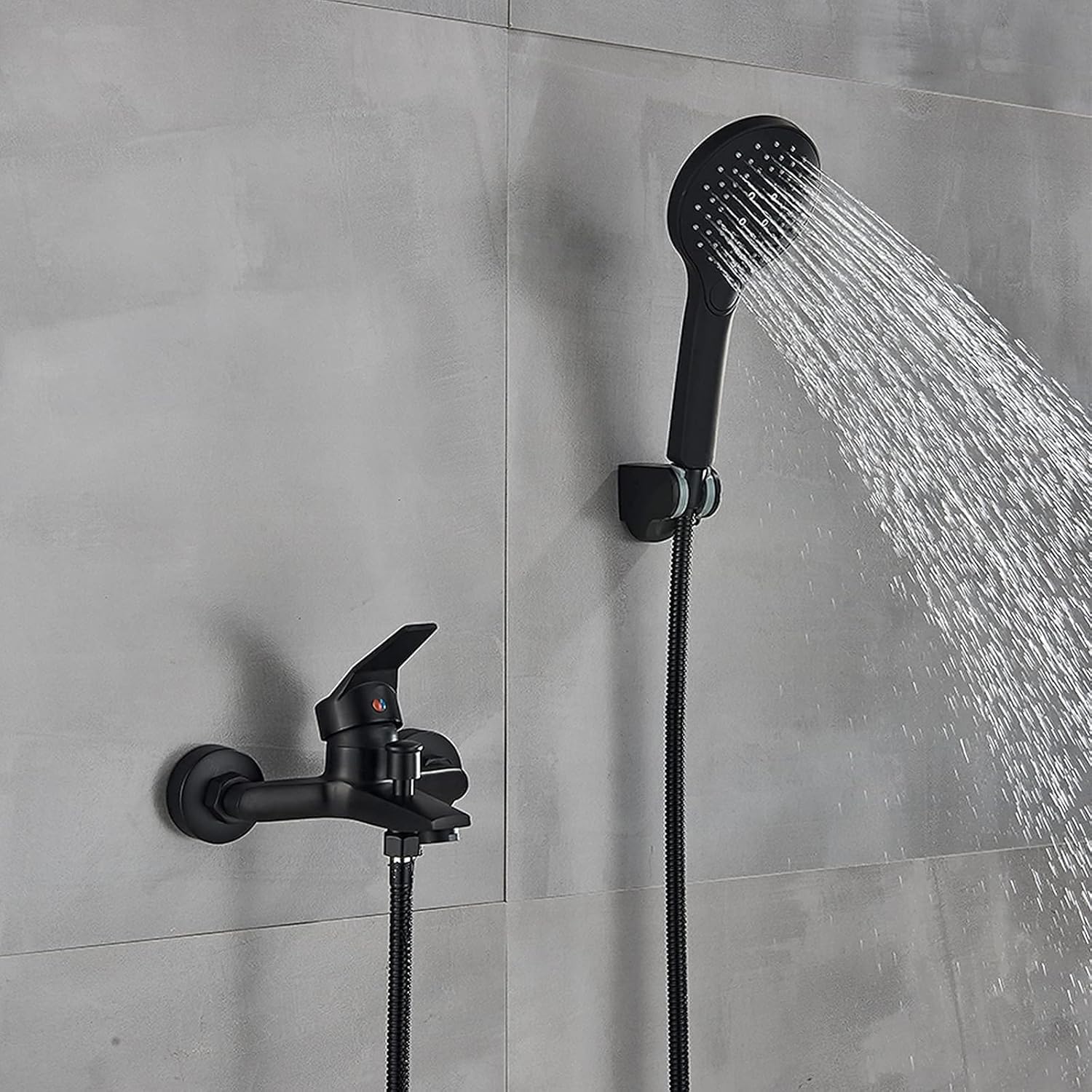 LASEVE Single Handle Tub Faucet with ABS Shower Head