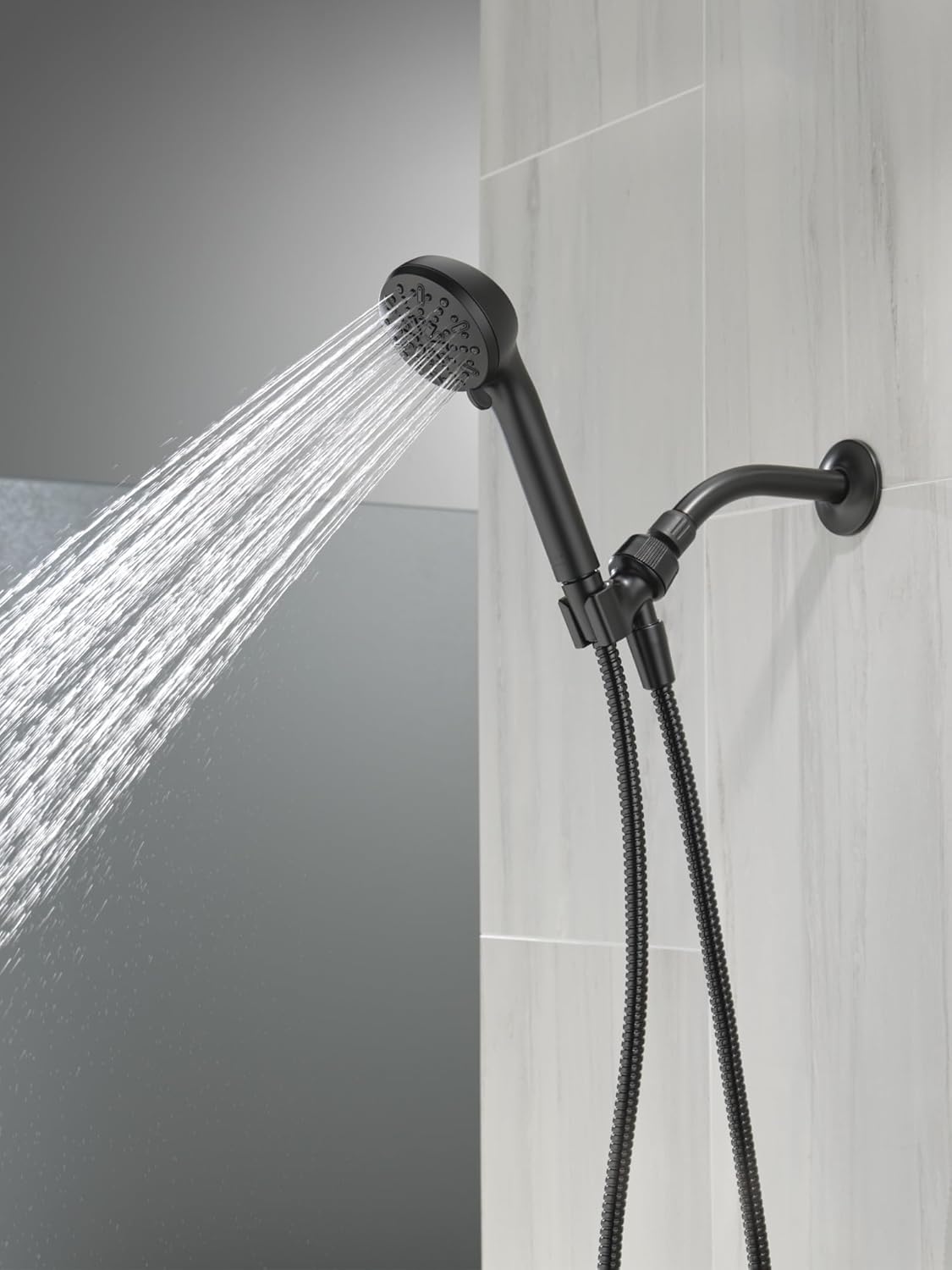 Delta 4-Spray Handheld Shower Head Matte Black 1