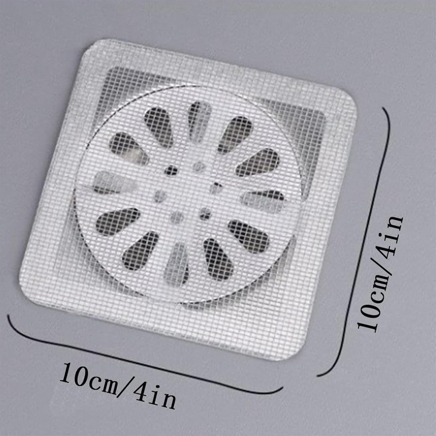 30 Pcs 4x4 Inch Disposable Hair Catcher for Bathrooms and Showers