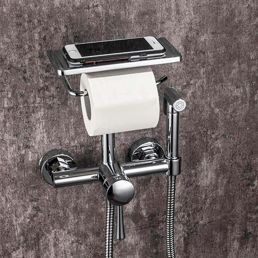 Matte Black Thermostatic Shower Combo Set with 8 Inch Head and Handheld