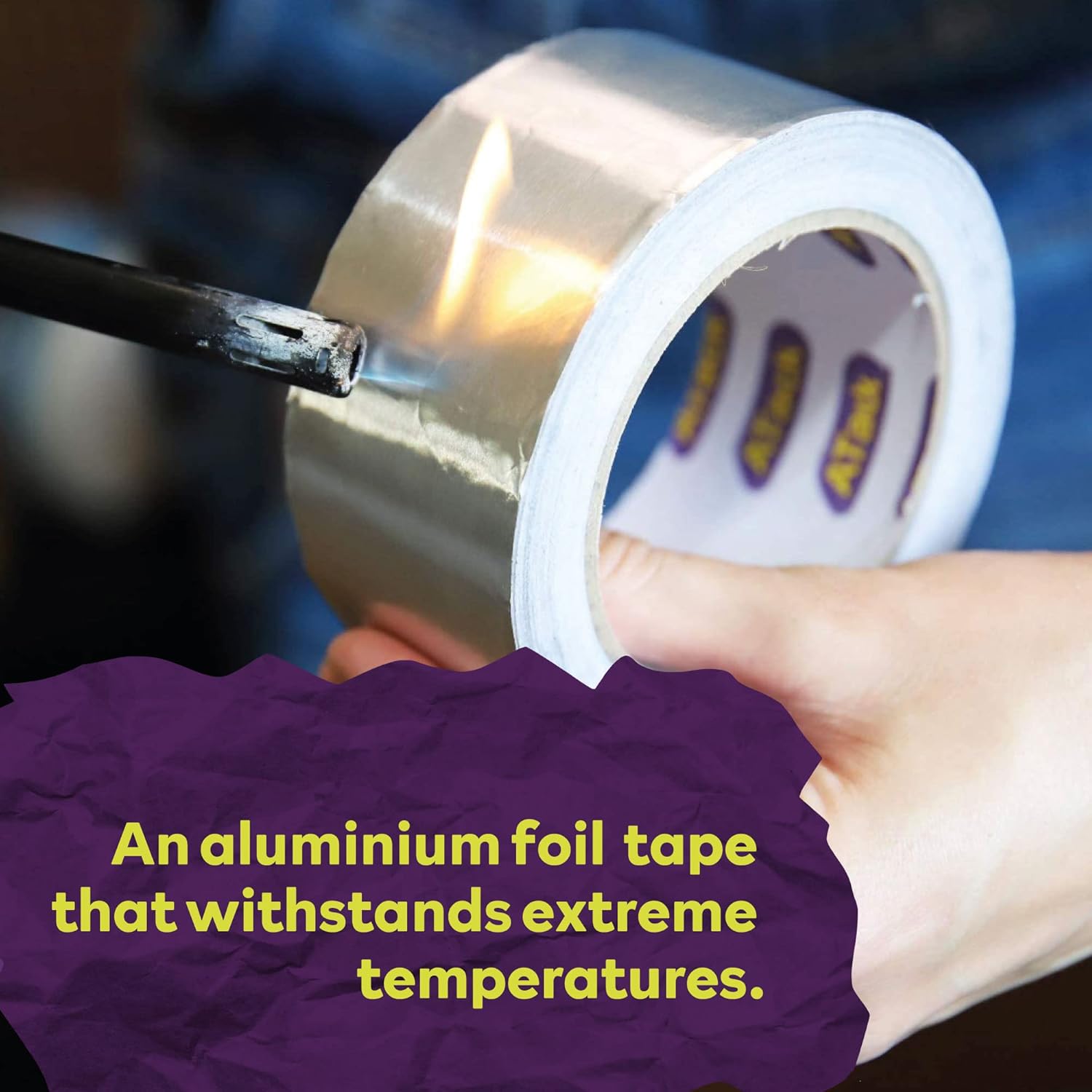 ATack 2x75 Aluminum Foil Duct Tape - High Temp Heavy Duty