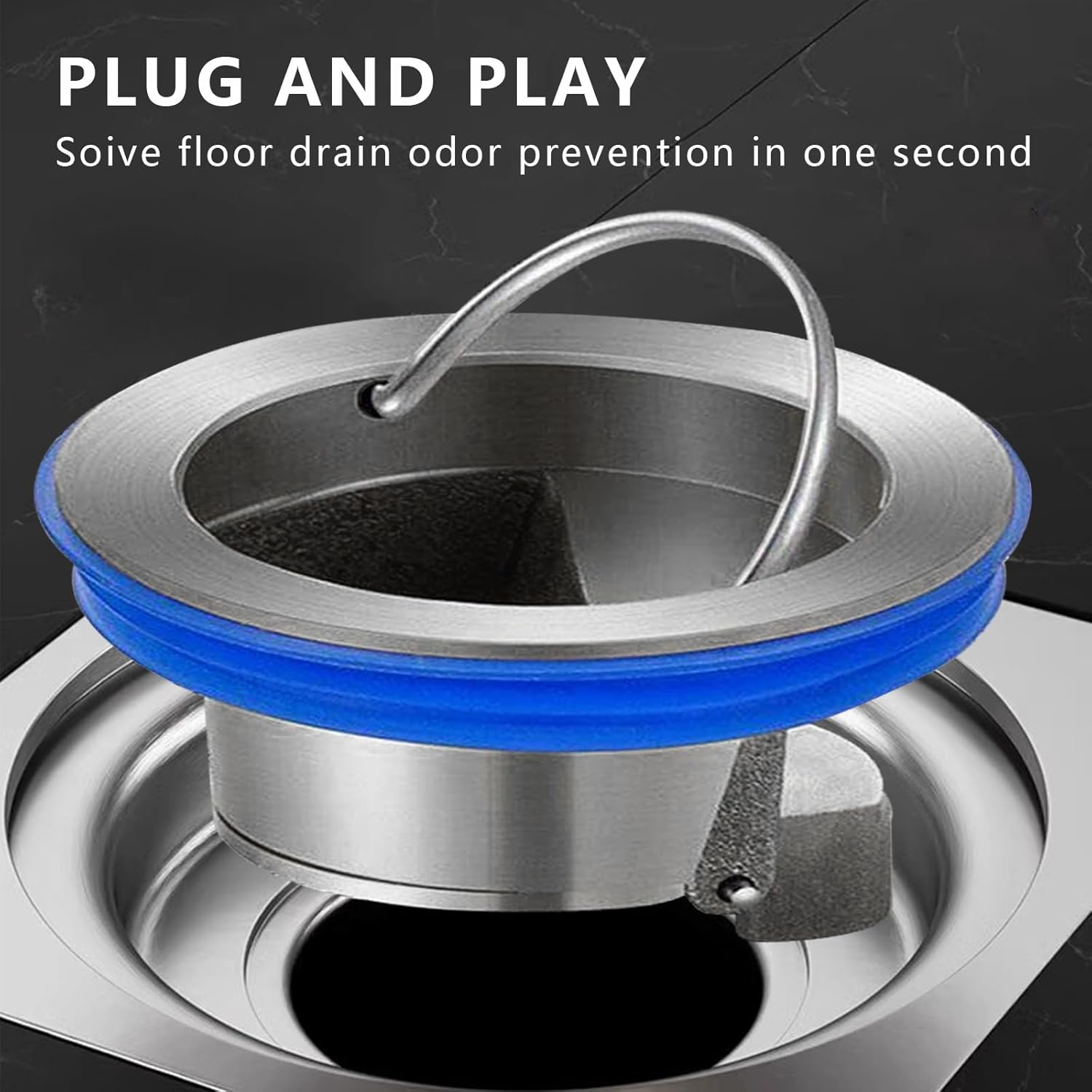 Lupdato Shower Floor Drain Backflow Prevent One Way Valve
