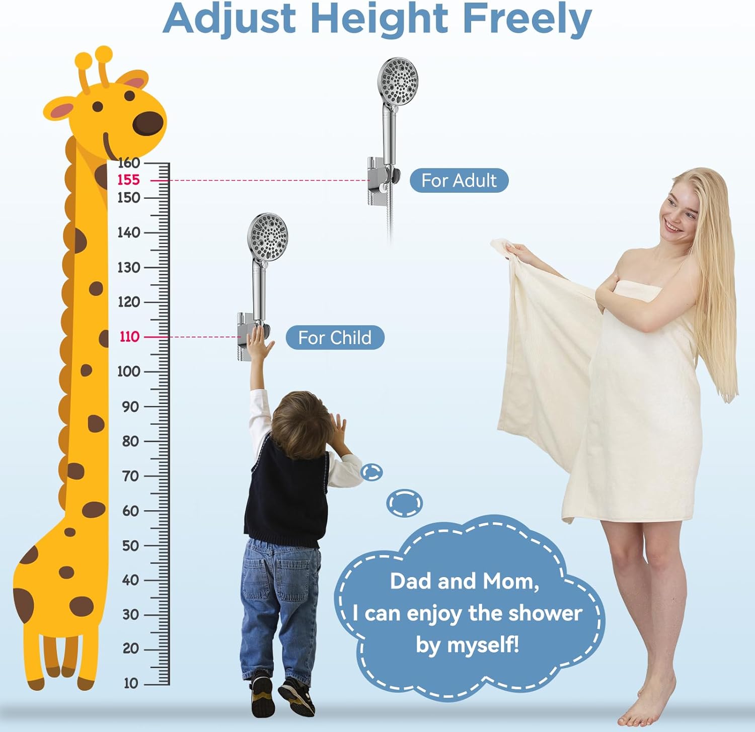 MakeFit Dual Filtered Shower Head Combo Set