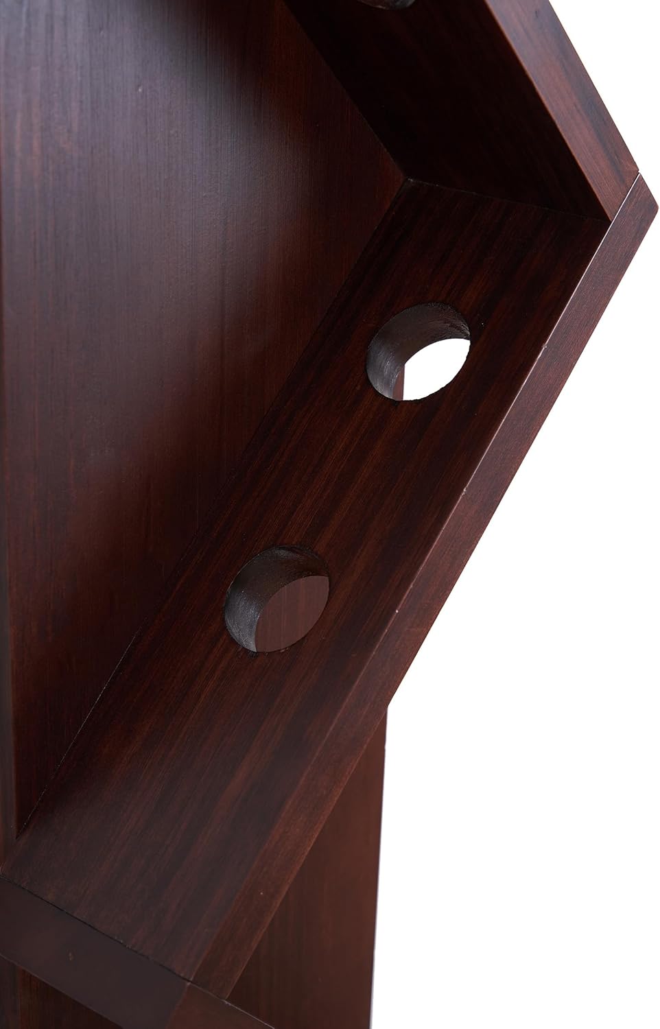 Wall-Mounted Wine Rack with 8 Bottle Capacity