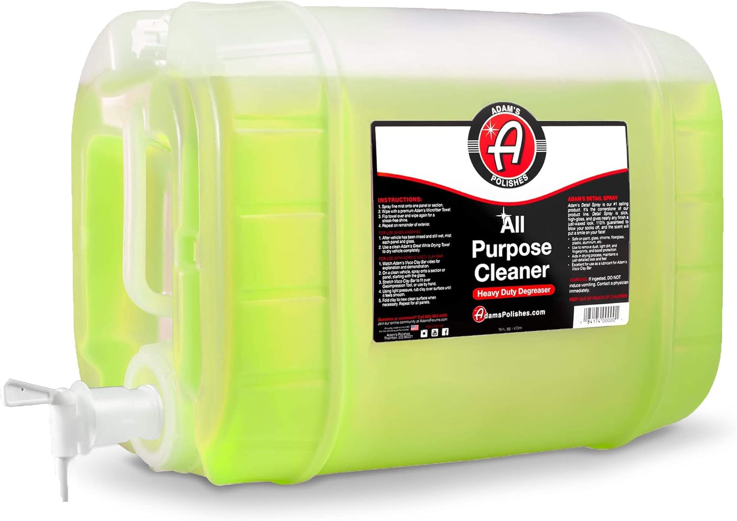 Adams Polishes Heavy Duty All Purpose Cleaner - 5 Gallon