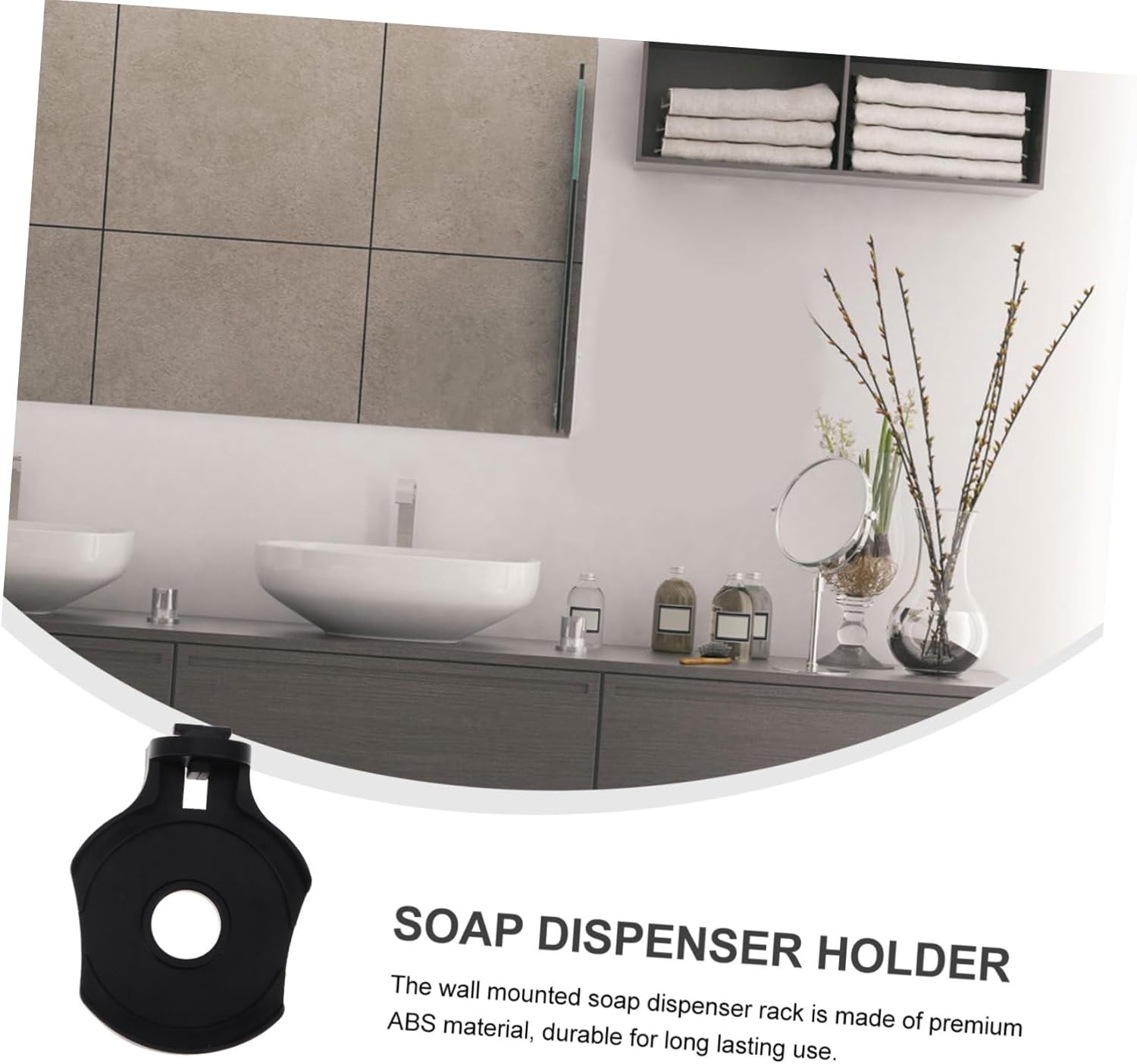 ABOOFAN Soap Dispenser Wall Holder 2 Sets